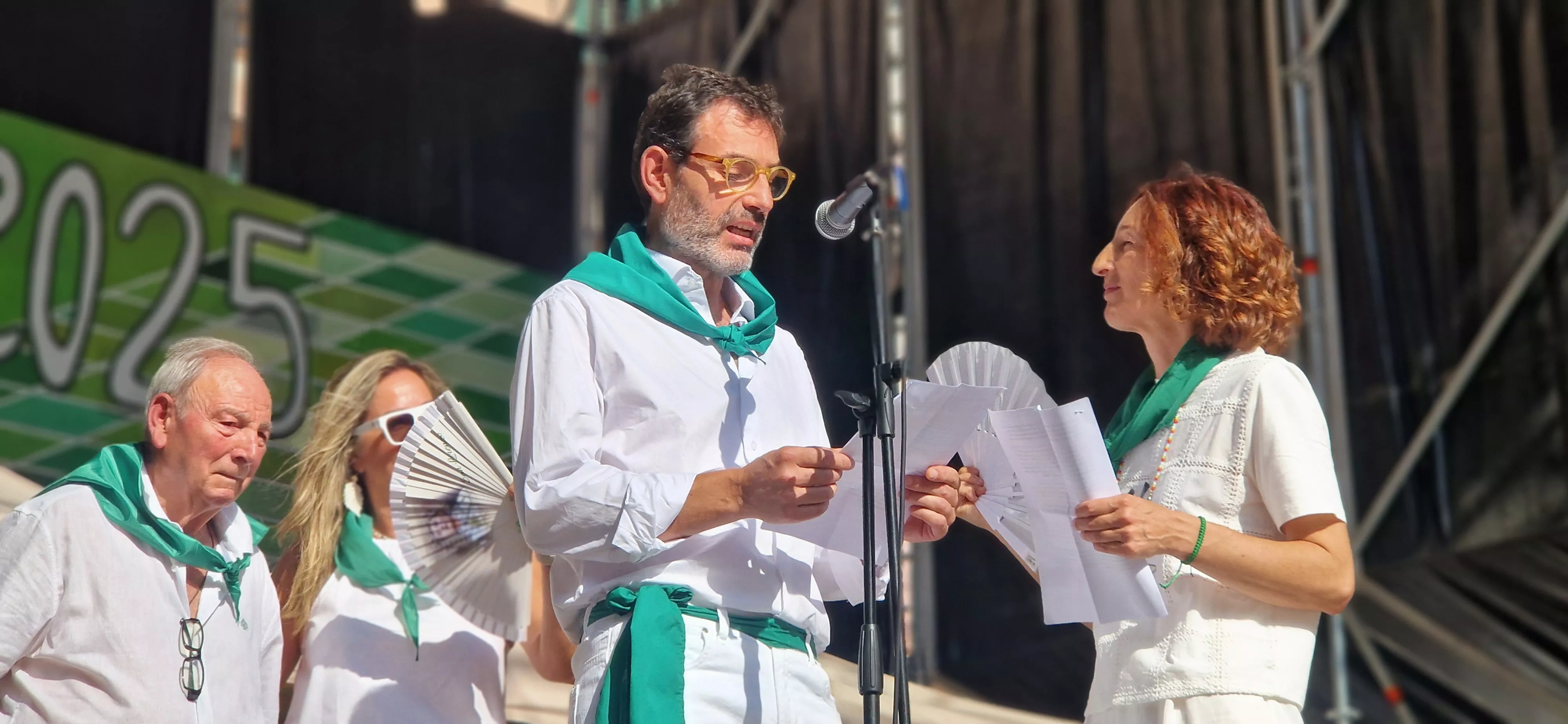 Homenaje a la Casa del Pintor en la Fiesta del Mercado. Foto Myriam Martínez