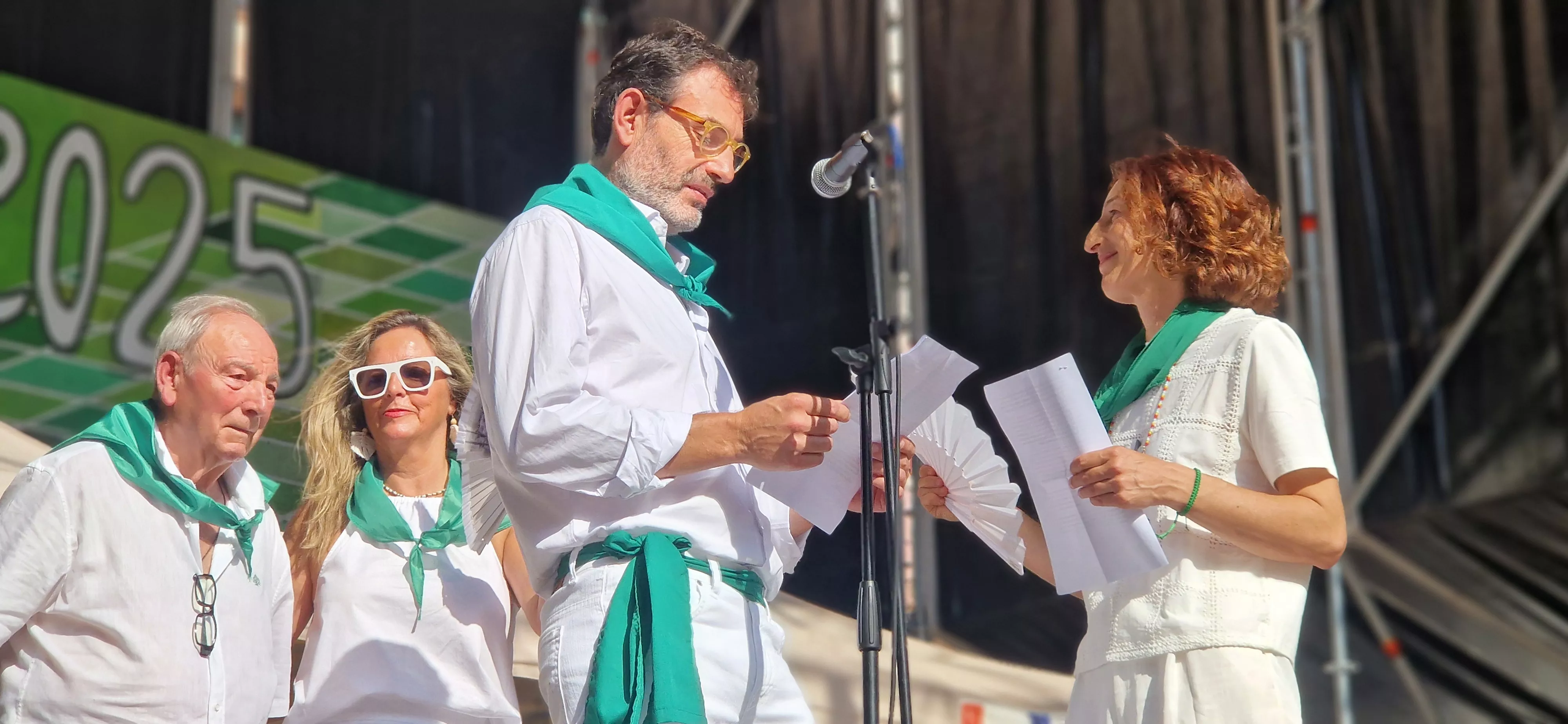 Homenaje a la Casa del Pintor en la Fiesta del Mercado. Foto Myriam Martínez 