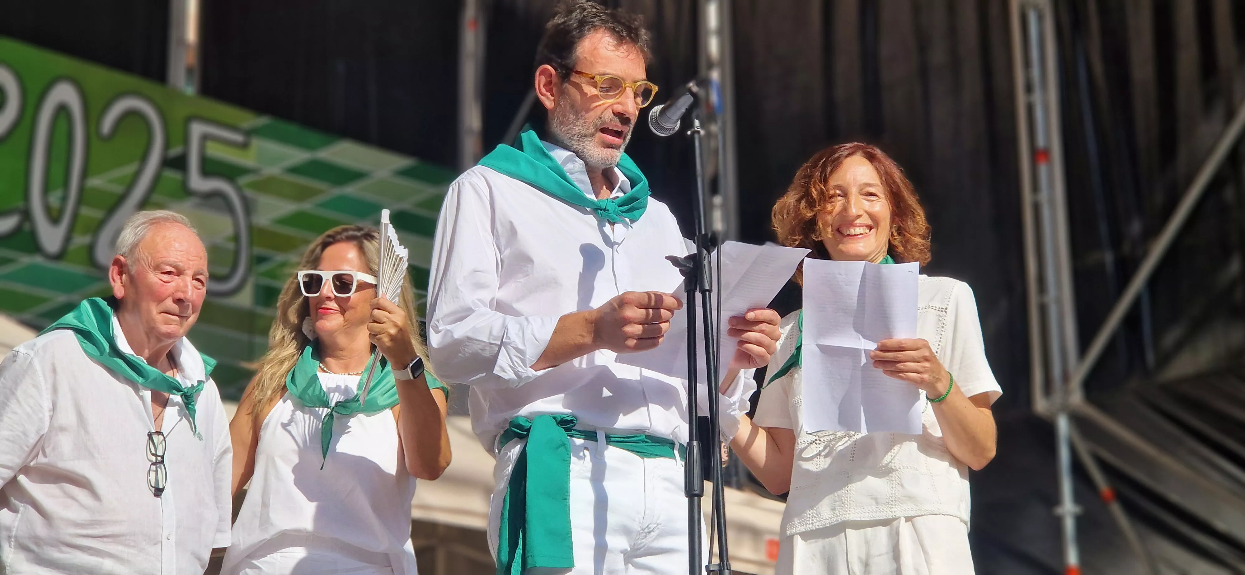 Homenaje a la Casa del Pintor en la Fiesta del Mercado. Foto Myriam Martínez 
