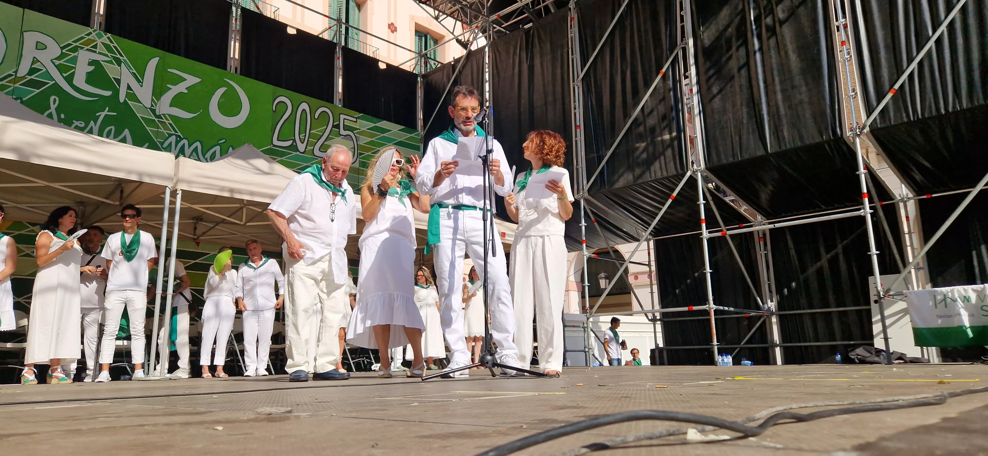 Homenaje a la Casa del Pintor en la Fiesta del Mercado. Foto Myriam Martínez