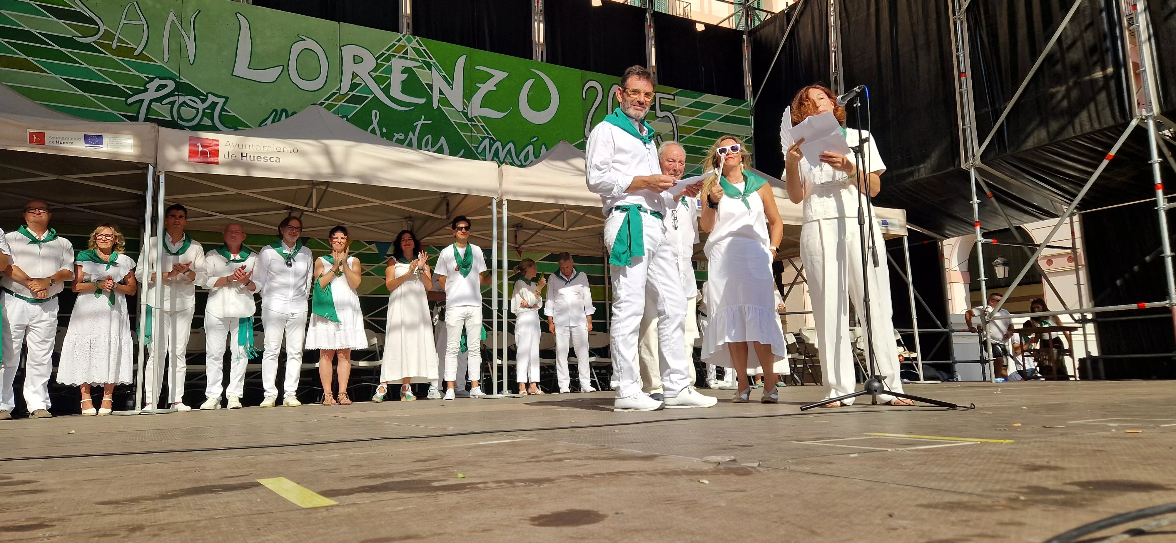 Homenaje a la Casa del Pintor en la Fiesta del Mercado. Foto Myriam Martínez