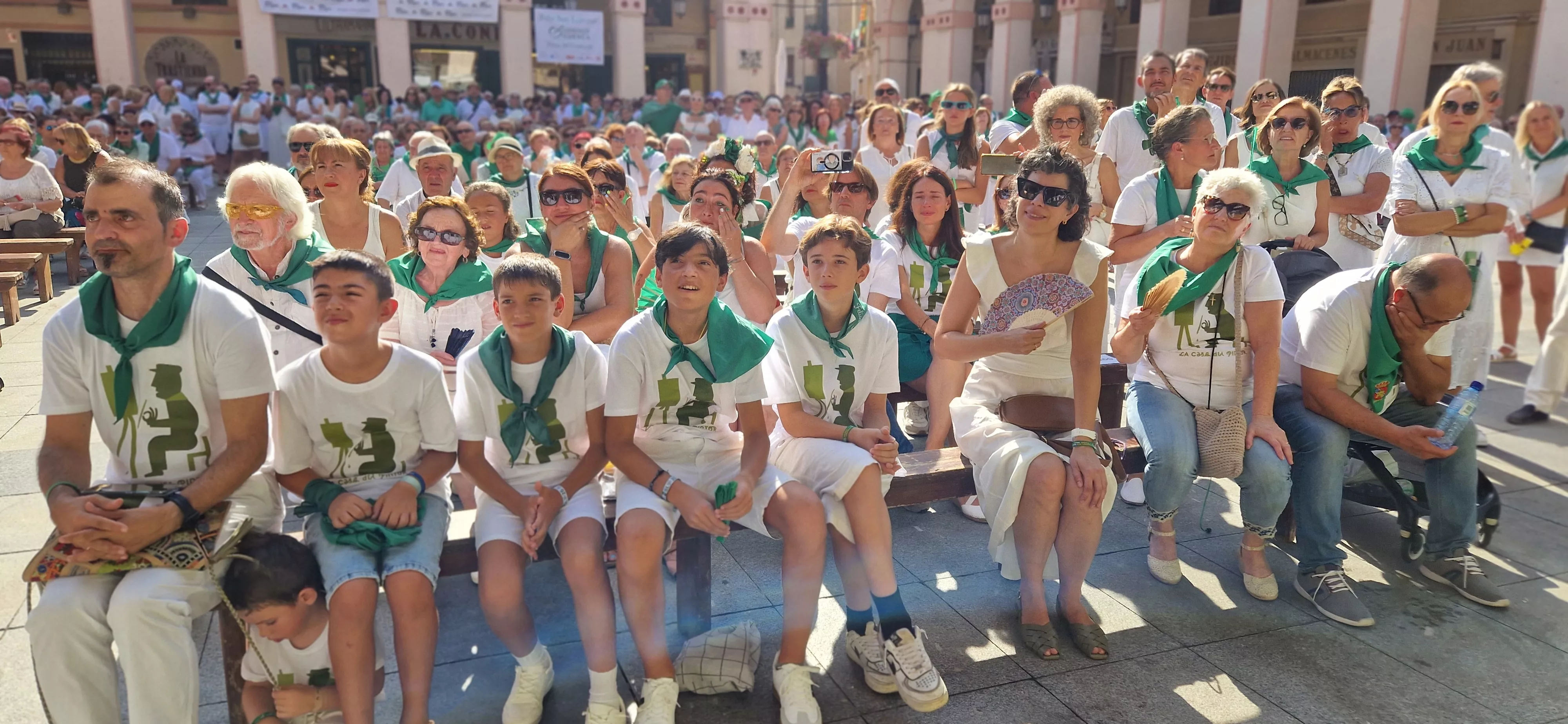 Homenaje a la Casa del Pintor en la Fiesta del Mercado. Foto Myriam Martínez