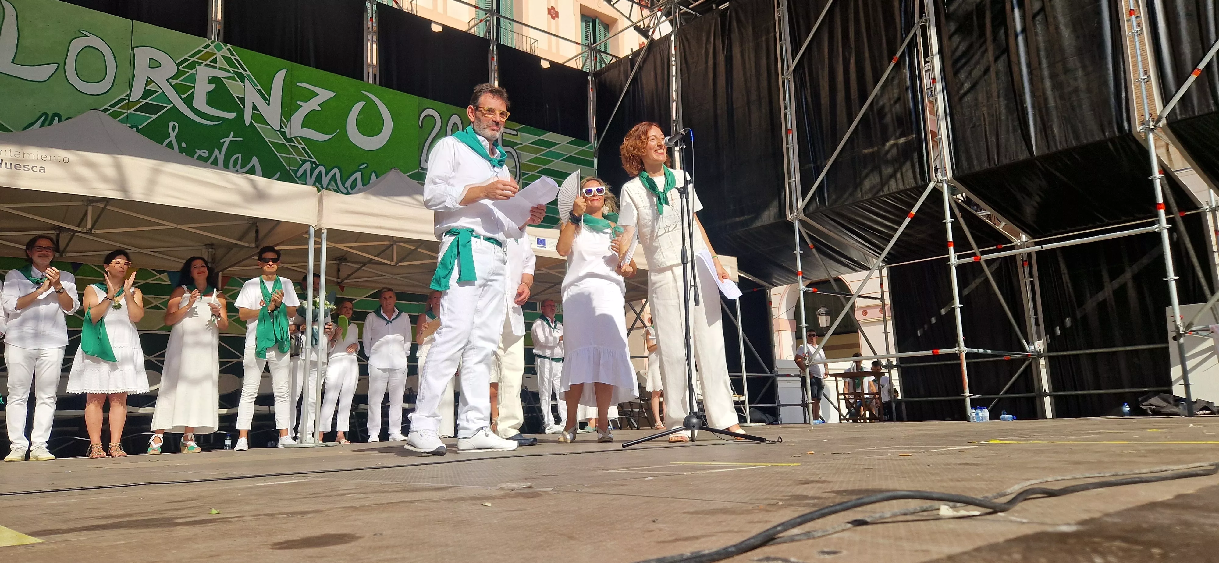 Homenaje a la Casa del Pintor en la Fiesta del Mercado. Foto Myriam Martínez 