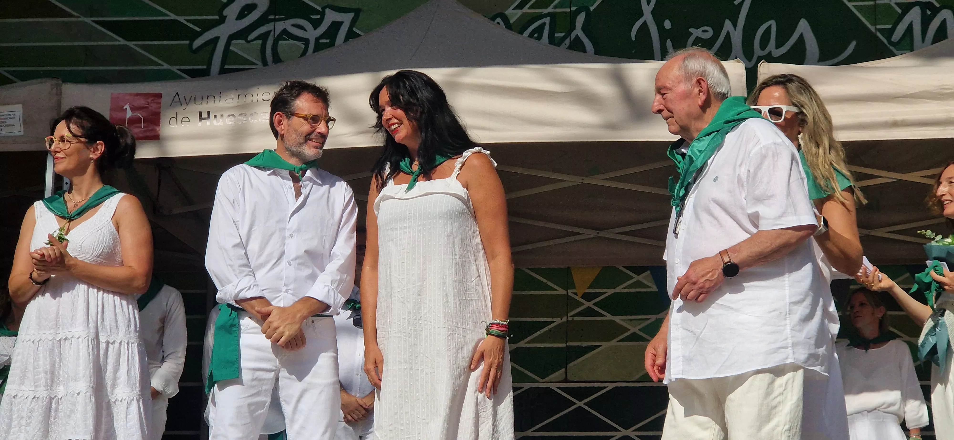 Homenaje a la Casa del Pintor en la Fiesta del Mercado. Foto Myriam Martínez