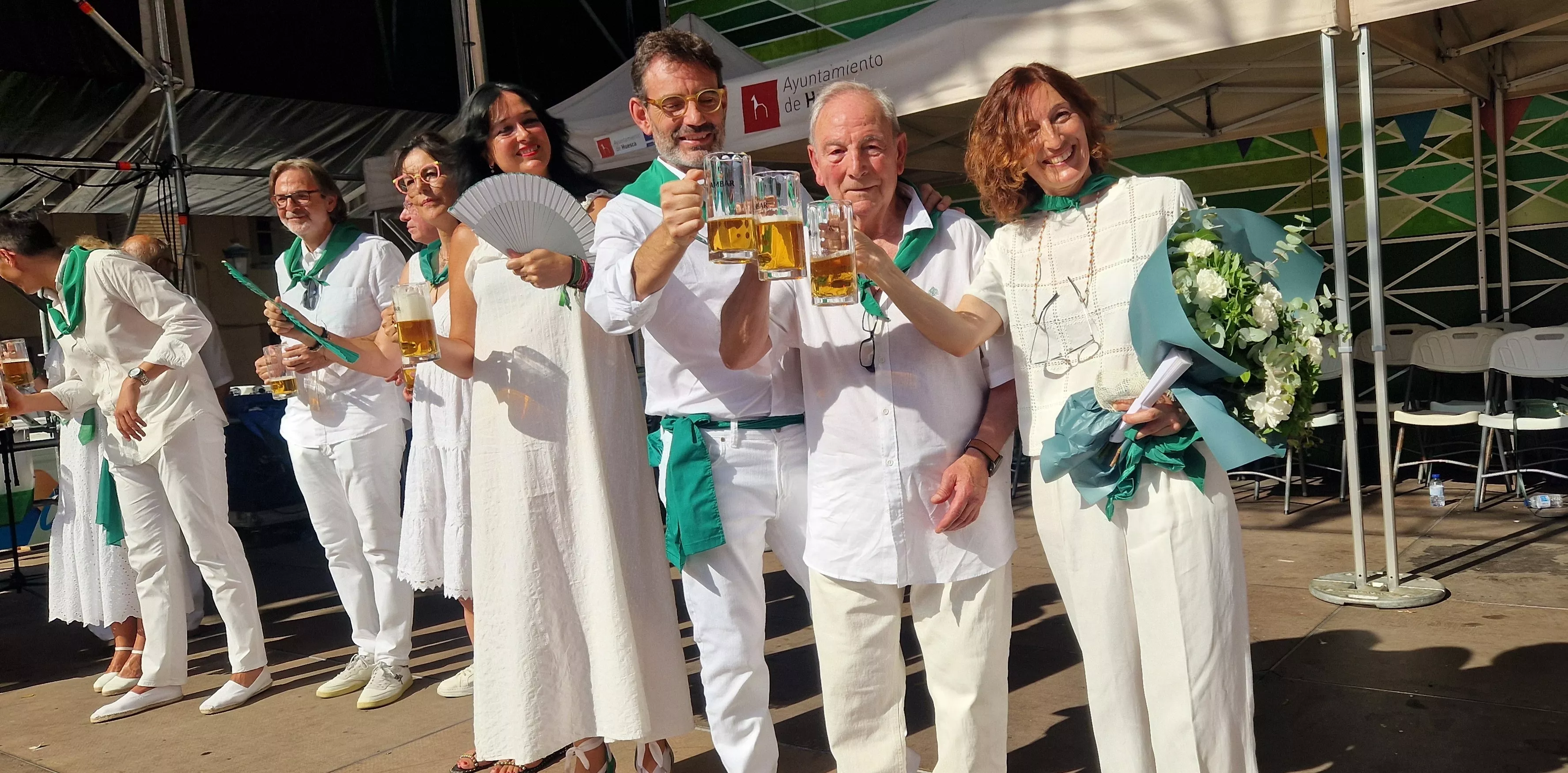 Homenaje a la Casa del Pintor en la Fiesta del Mercado. Foto Myriam Martínez 