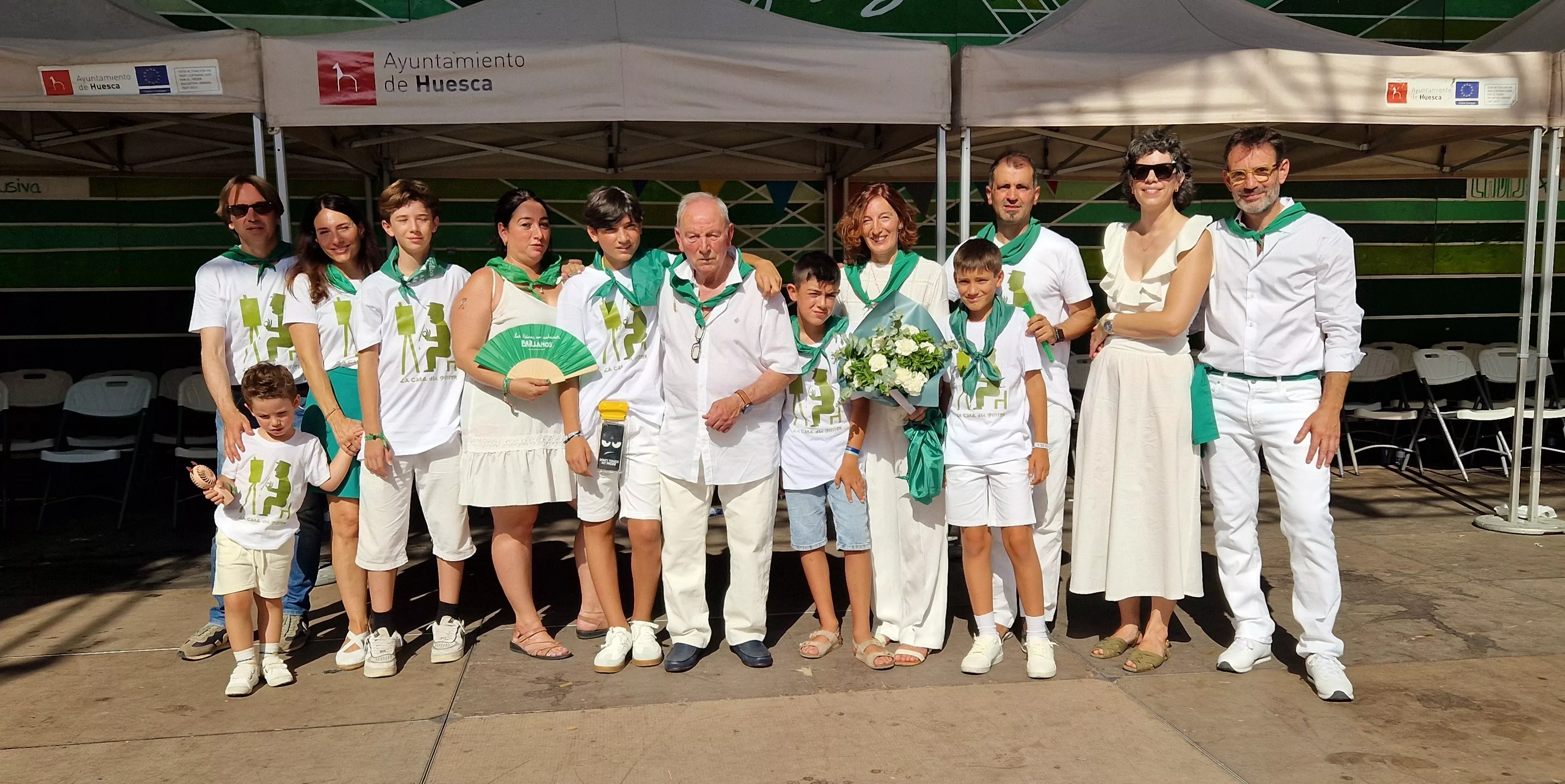 Homenaje a la Casa del Pintor en la Fiesta del Mercado. Foto Myriam Martínez 