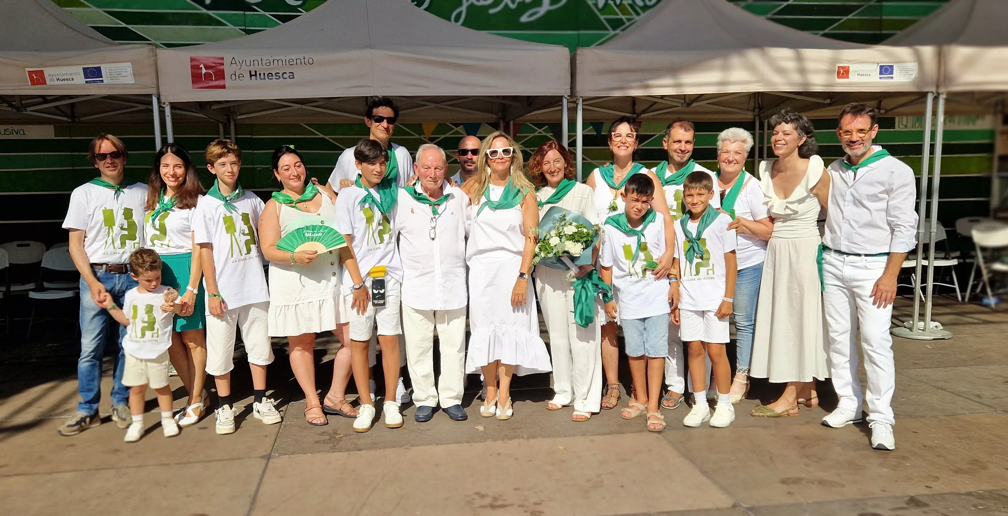 Homenaje a la Casa del Pintor en la Fiesta del Mercado. Foto Myriam Martínez 