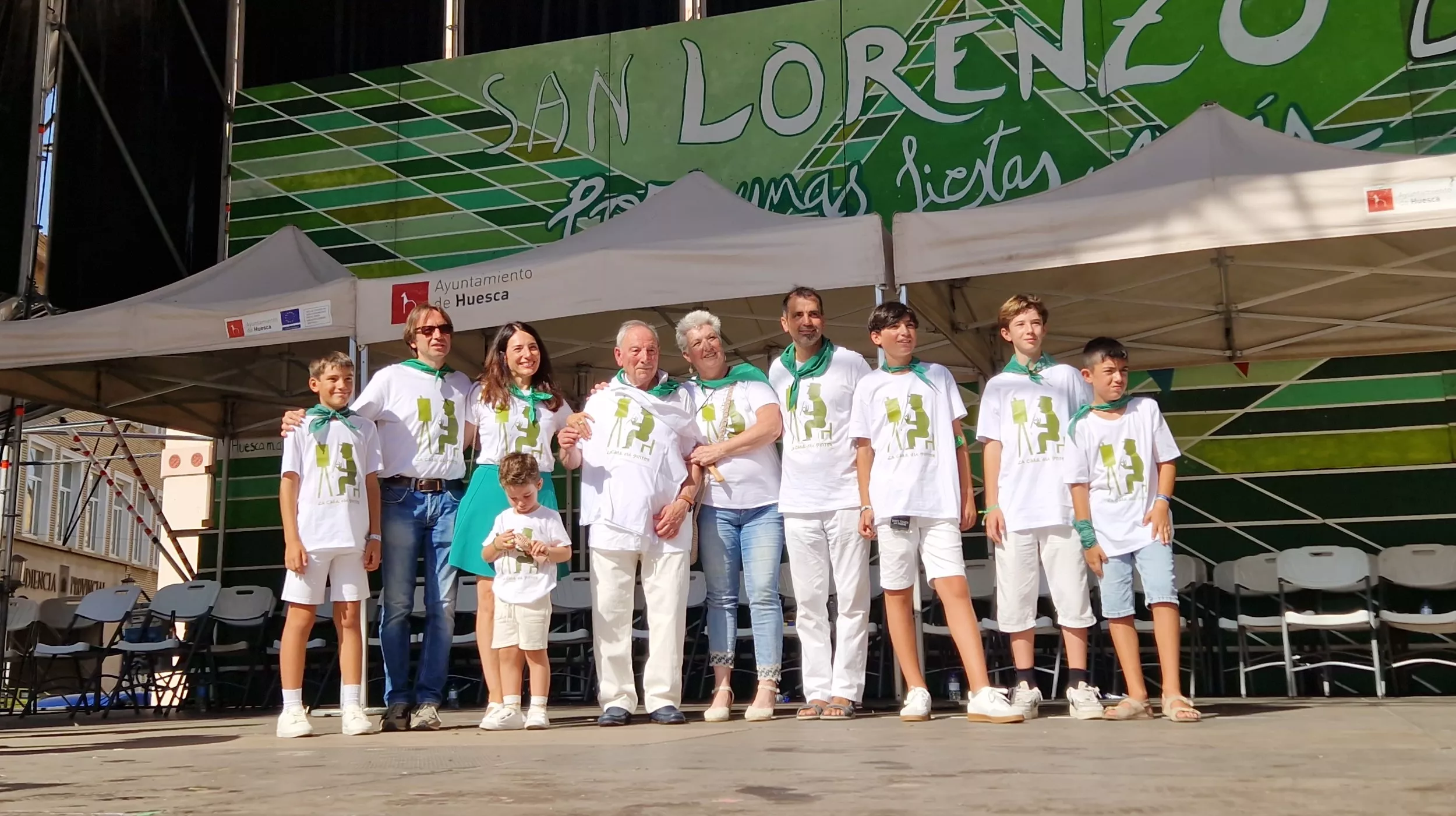 Homenaje a la Casa del Pintor en la Fiesta del Mercado. Foto Myriam Martínez 