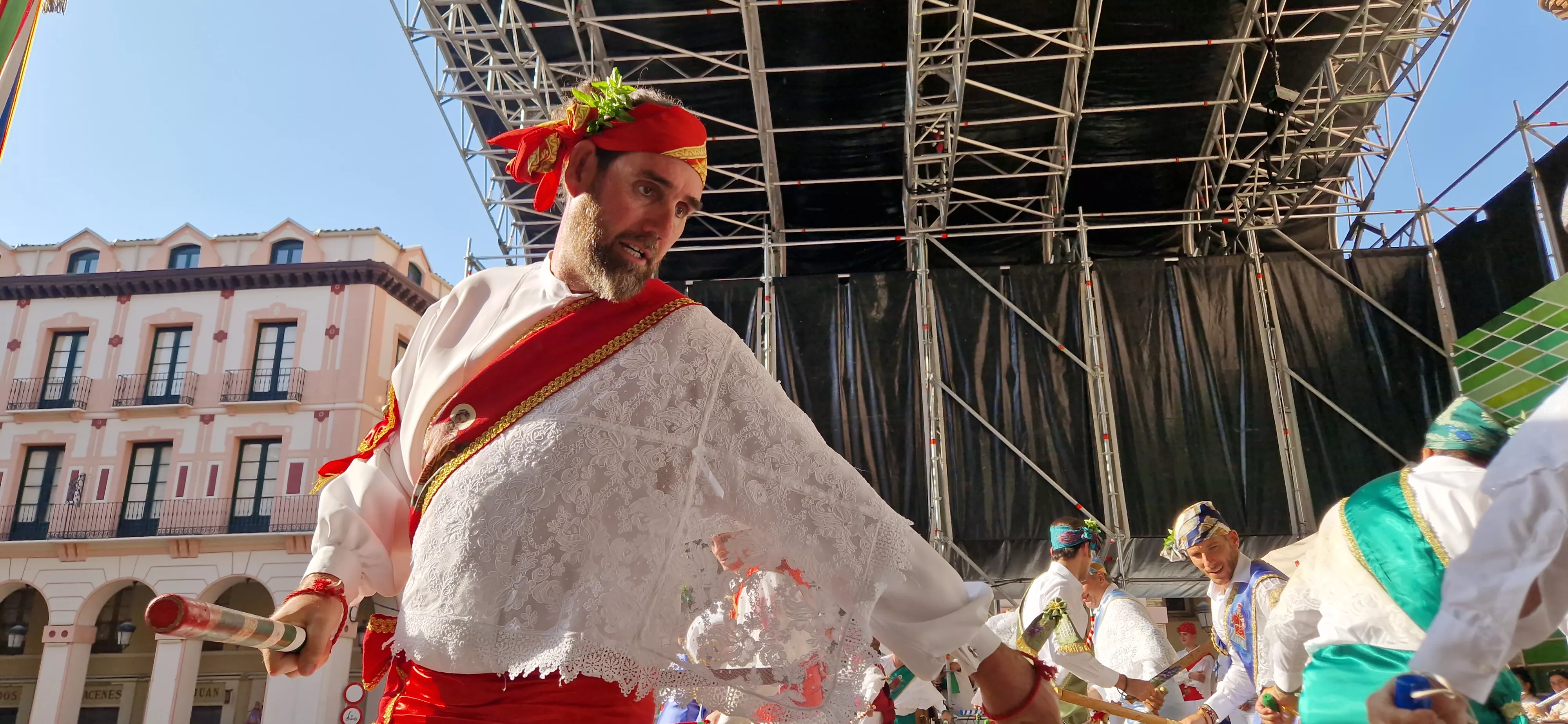 Danzantes en la Fiesta del Mercado. Foto Myriam Martínez 