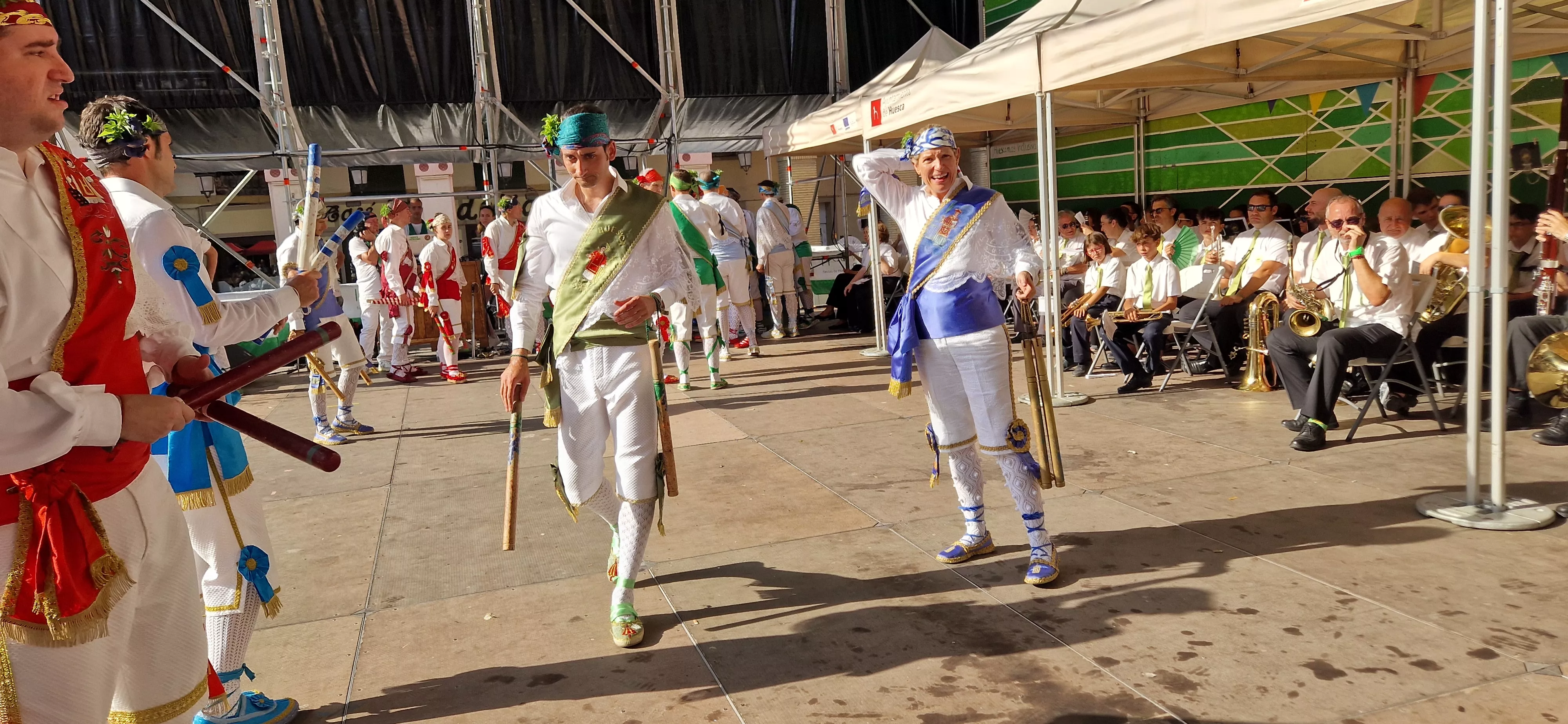 Danzantes en la Fiesta del Mercado. Foto Myriam Martínez 