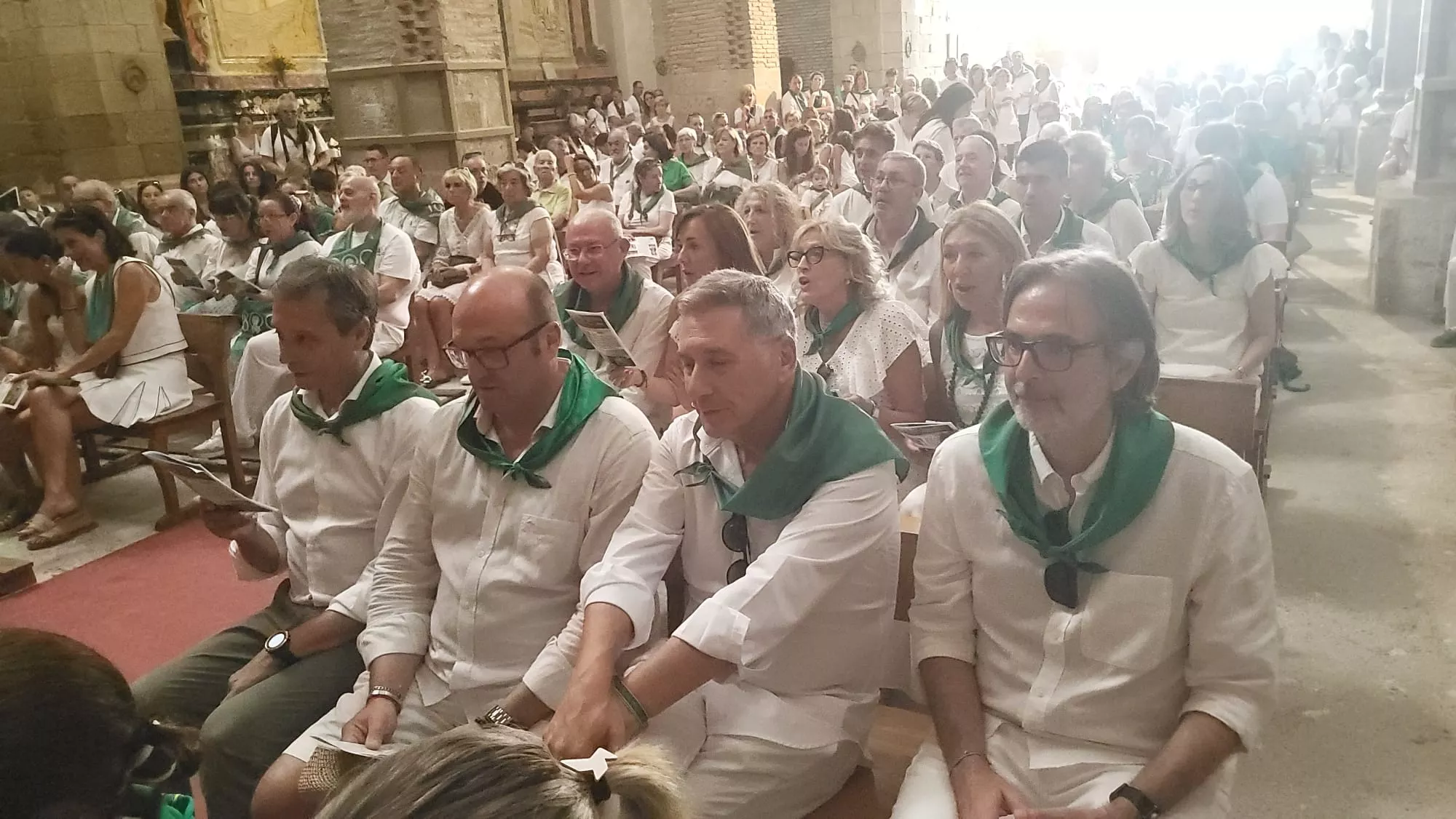 Histórica actuación de los Danzantes en el Santuario de Loreto