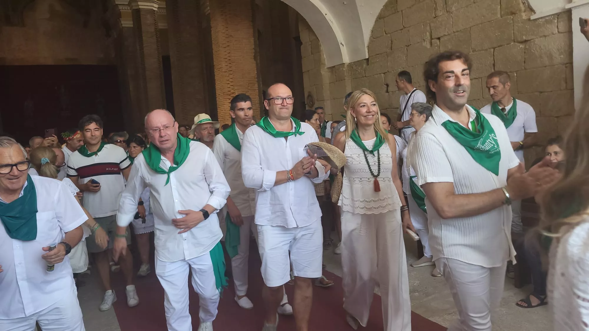 Histórica actuación de los Danzantes en el Santuario de Loreto