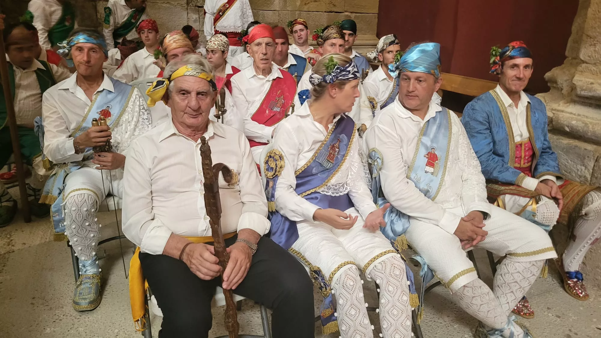 Histórica actuación de los Danzantes en el Santuario de Loreto