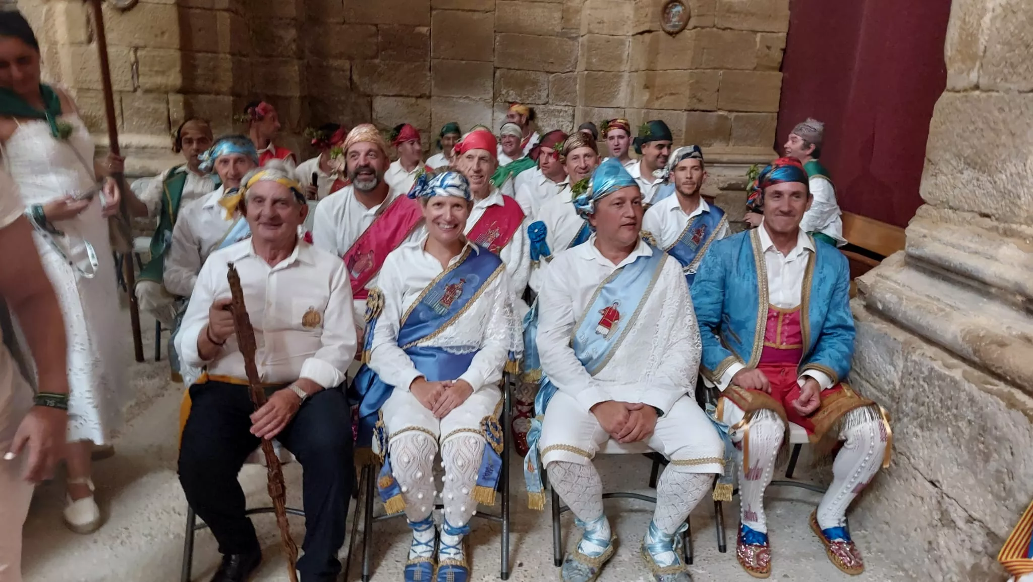 Histórica actuación de los Danzantes en el Santuario de Loreto
