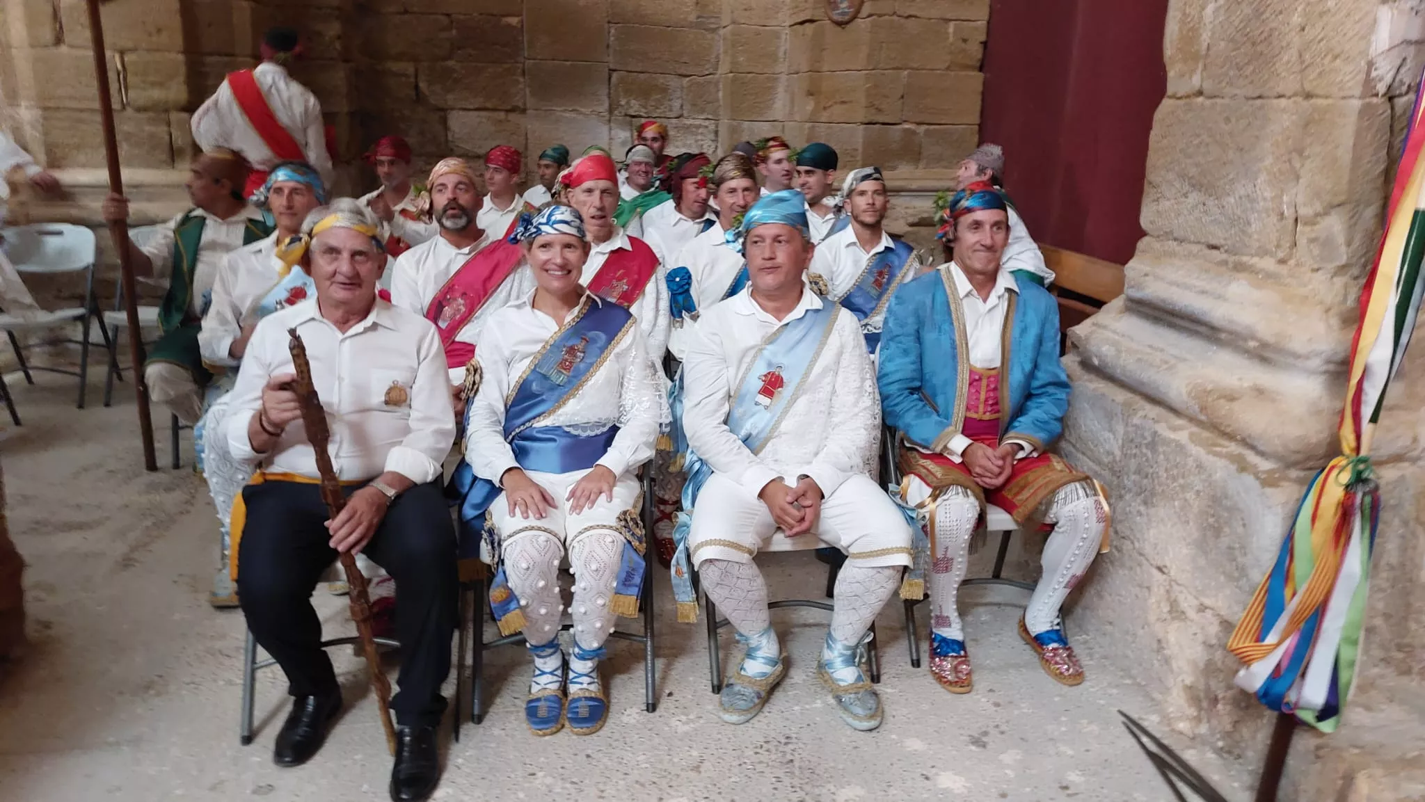 Histórica actuación de los Danzantes en el Santuario de Loreto