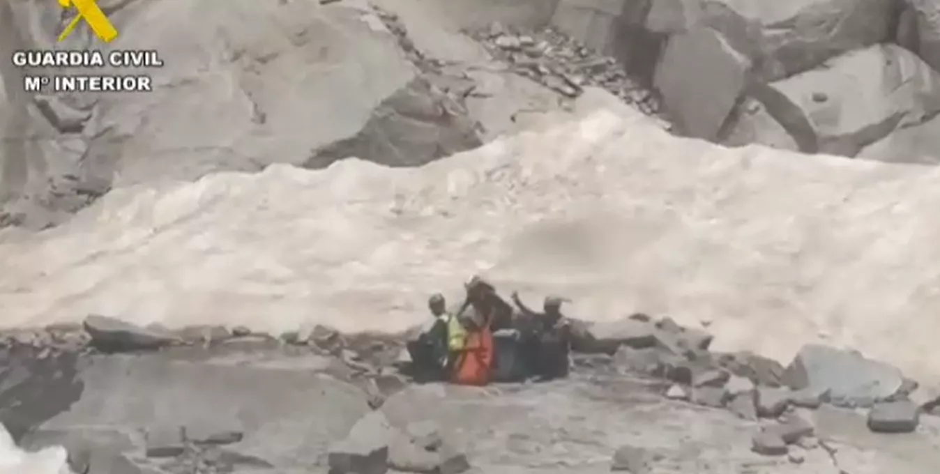 Fallece un joven navarro al sufrir una caída en la cresta del Pico Rusell.