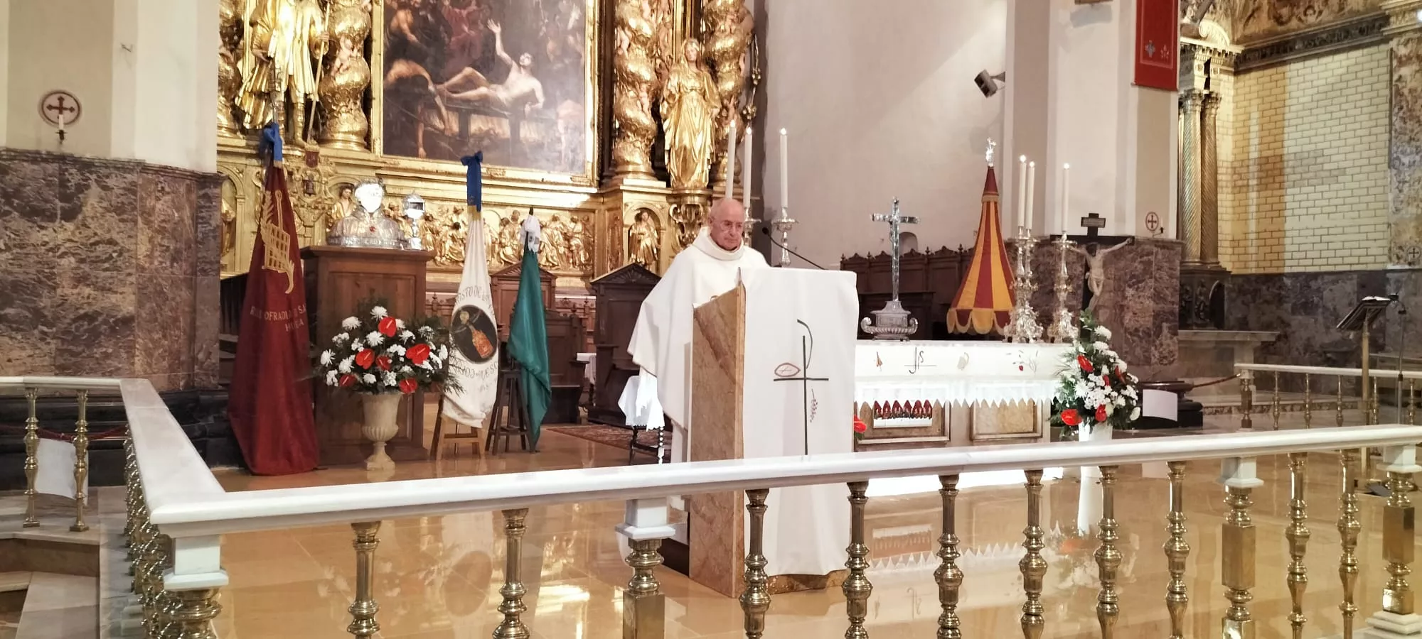 Misa del Día del Cofrade de la Real de San Lorenzo en Huesca
