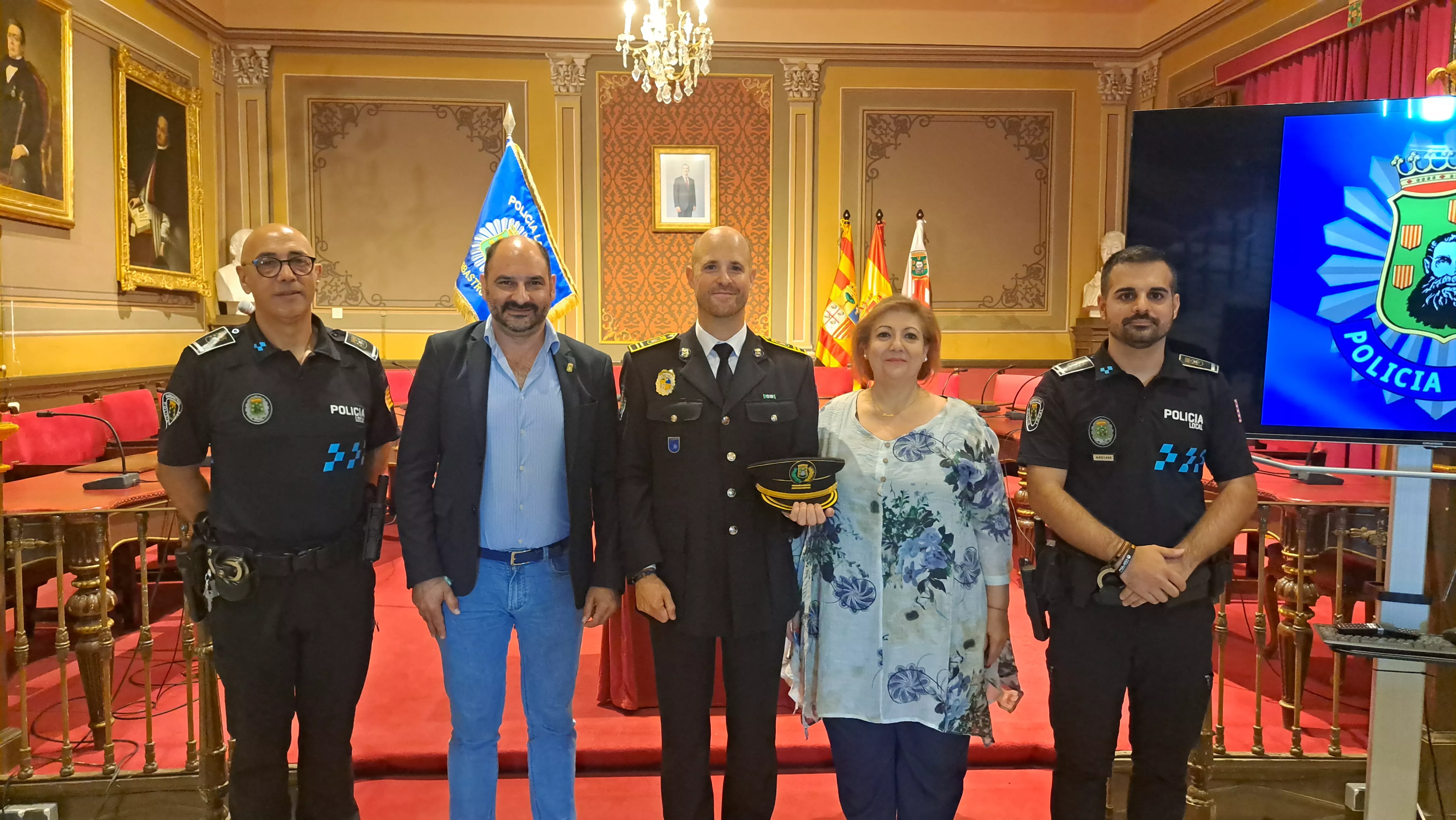 Daniel Beguería asume la jefatura operativa de la Policía Local de Barbastro.