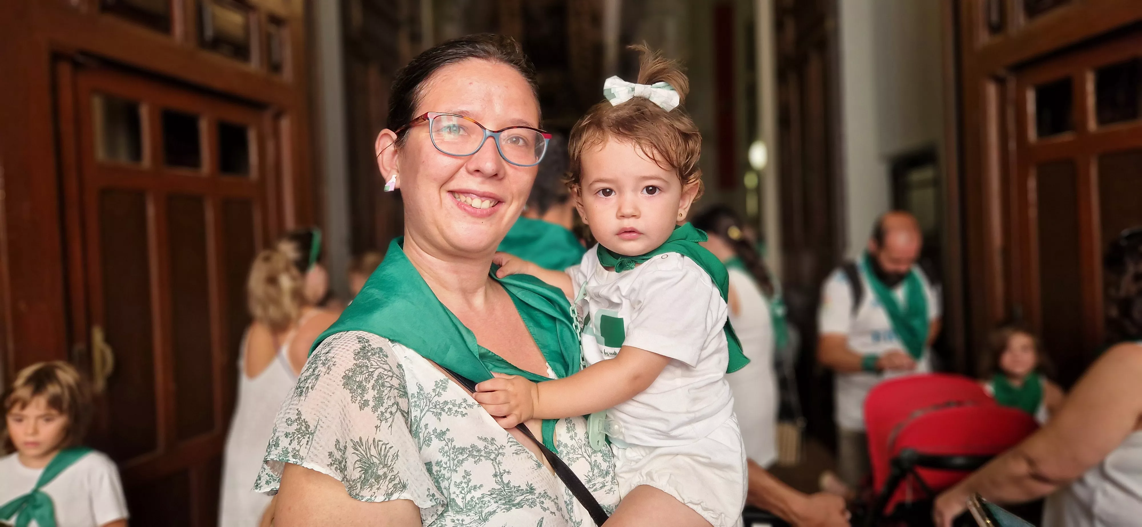Presentación de niñas y niños a San Lorenzo. Foto Myriam Martínez