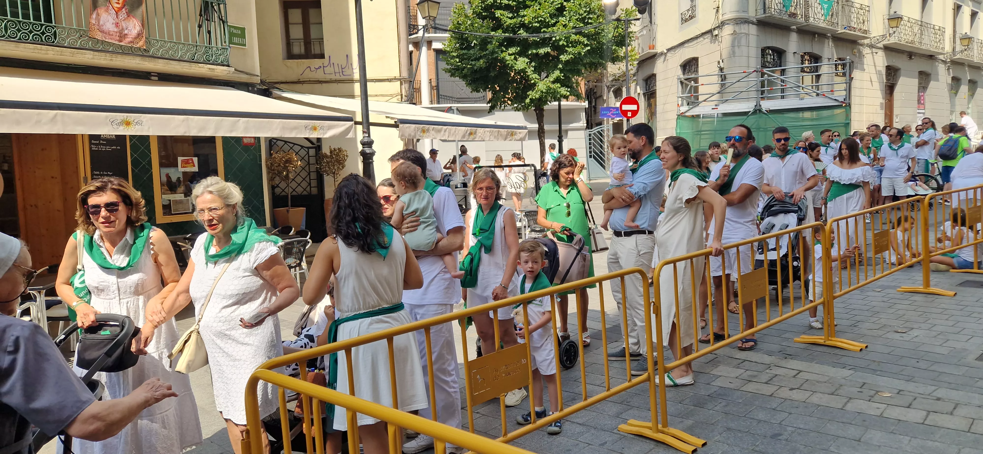 Presentación de niñas y niños a San Lorenzo. Foto Myriam Martínez