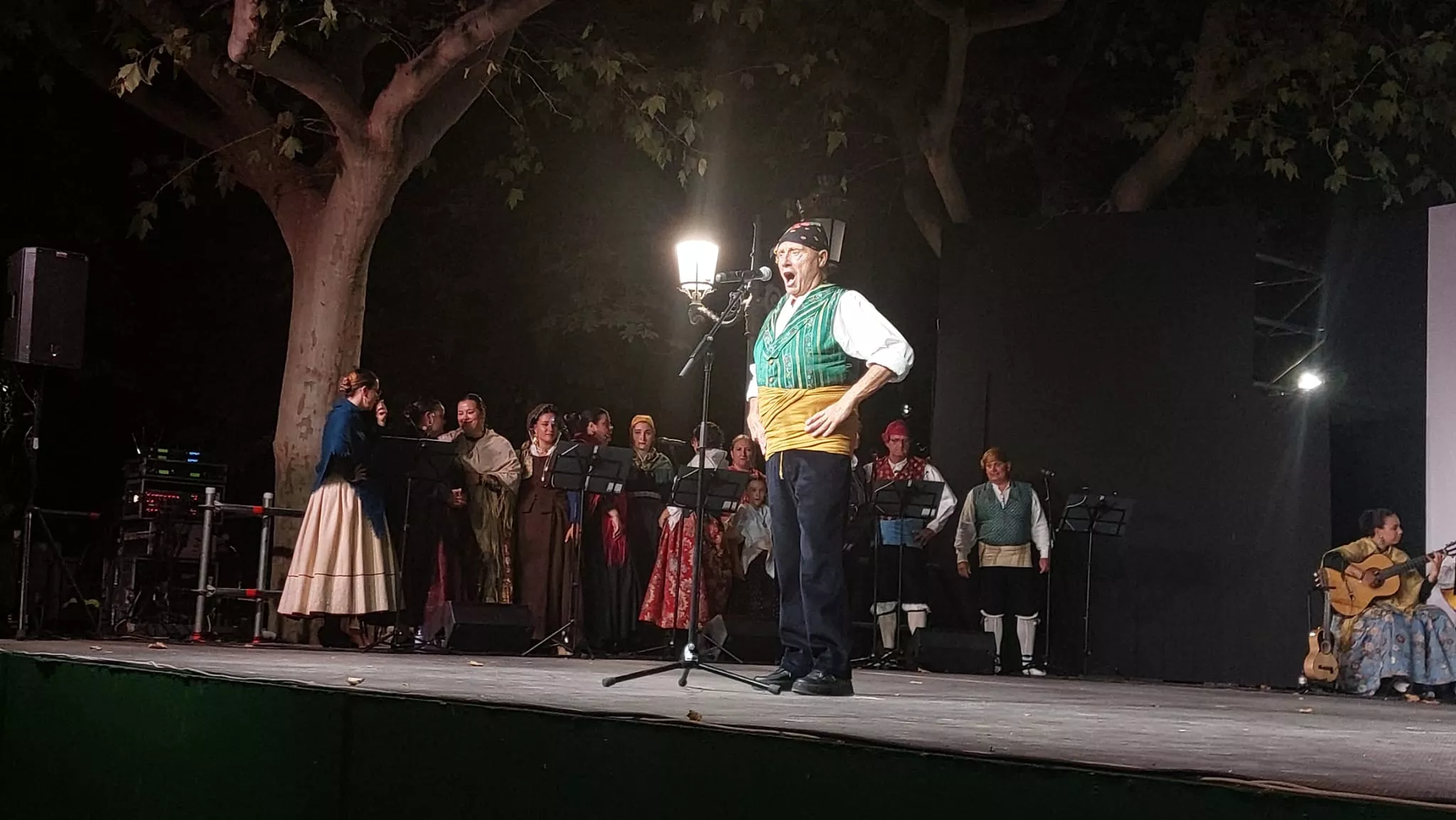 Estirpe de Aragonia en el Parque Miguel Servet en San Lorenzo