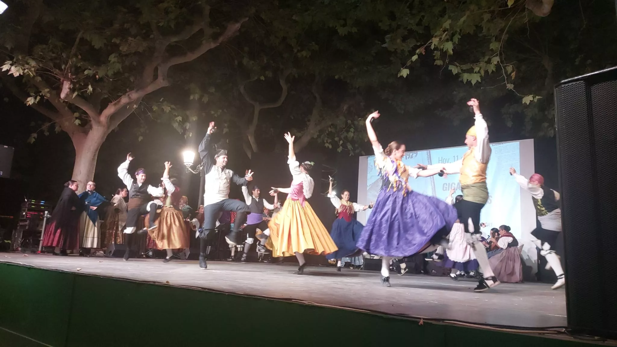 Estirpe de Aragonia en el Parque Miguel Servet en San Lorenzo