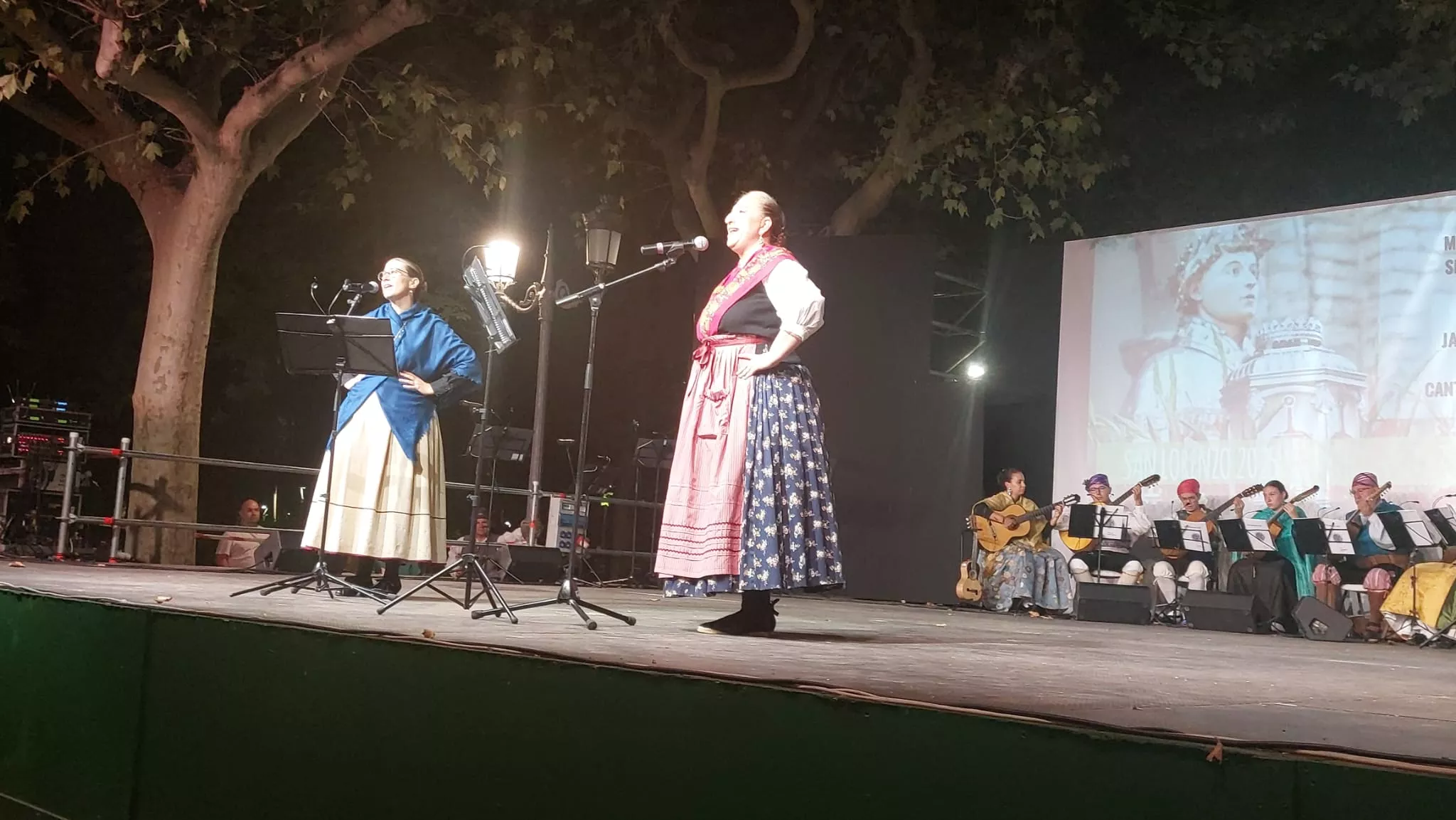 Estirpe de Aragonia en el Parque Miguel Servet en San Lorenzo