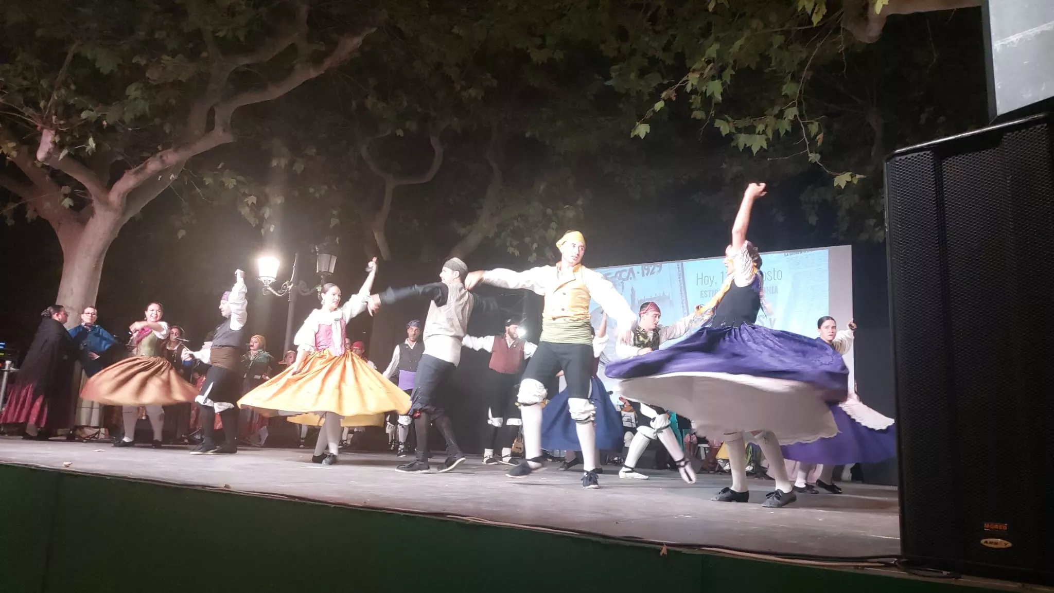 Estirpe de Aragonia en el Parque Miguel Servet en San Lorenzo