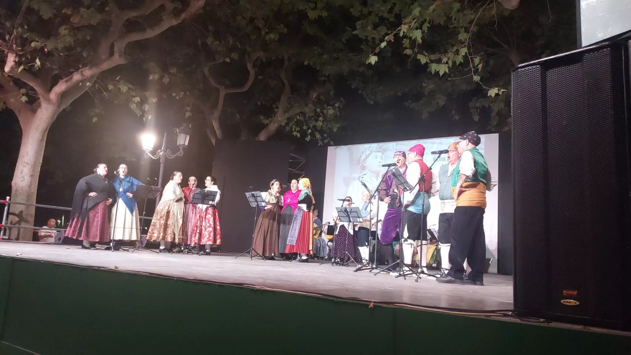 Estirpe de Aragonia en el Parque Miguel Servet en San Lorenzo