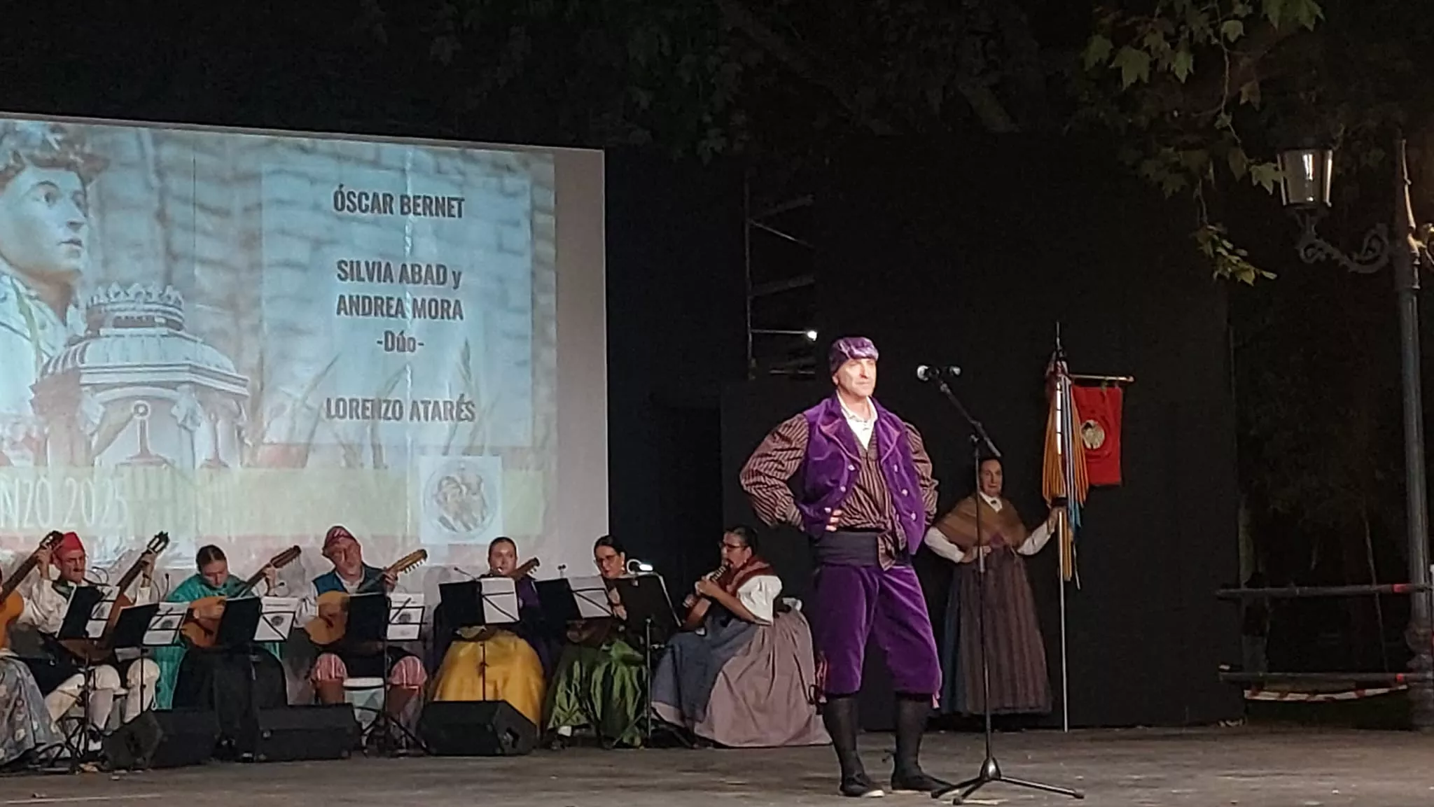 Estirpe de Aragonia en el Parque Miguel Servet en San Lorenzo
