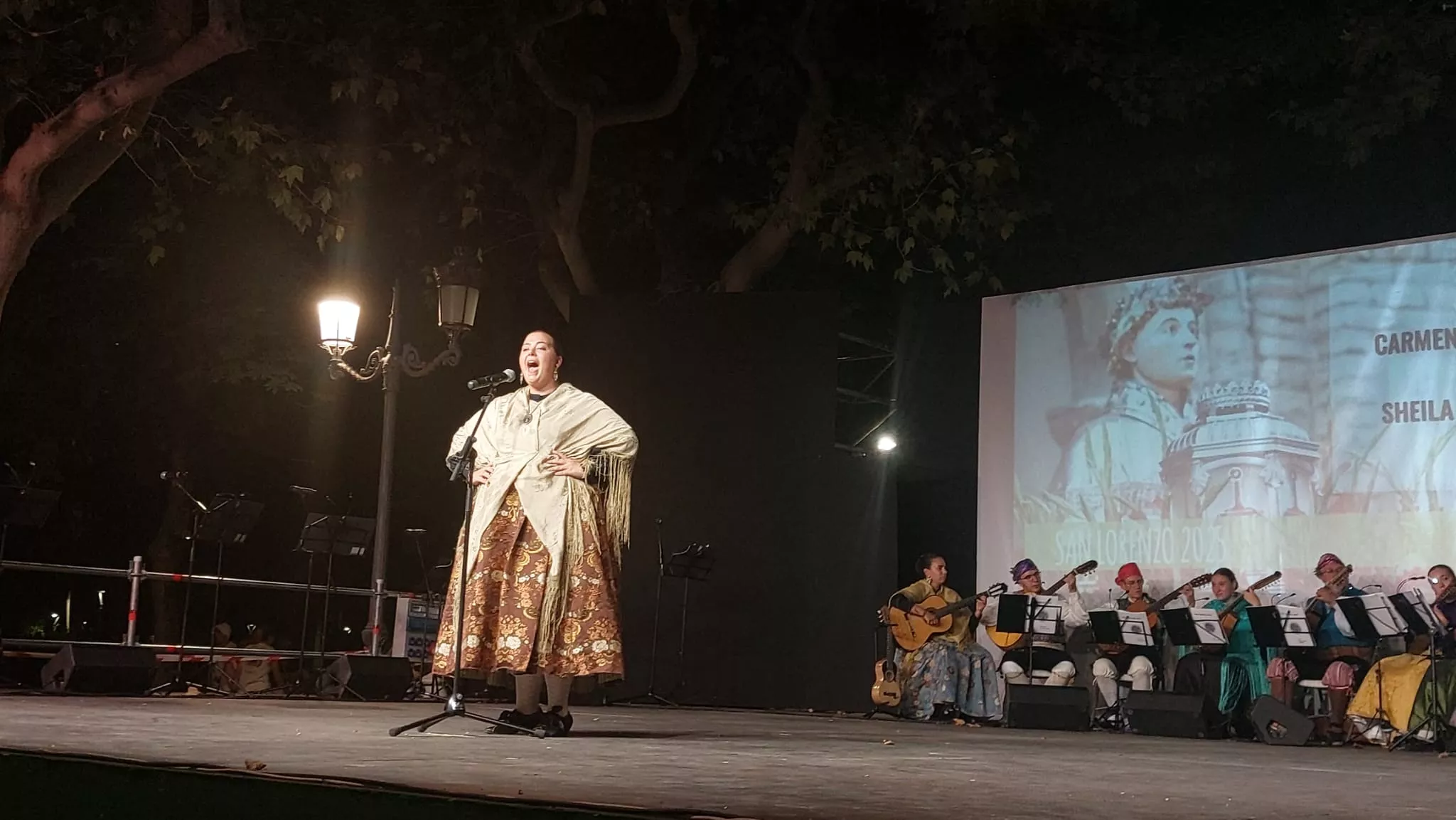 Estirpe de Aragonia en el Parque Miguel Servet en San Lorenzo