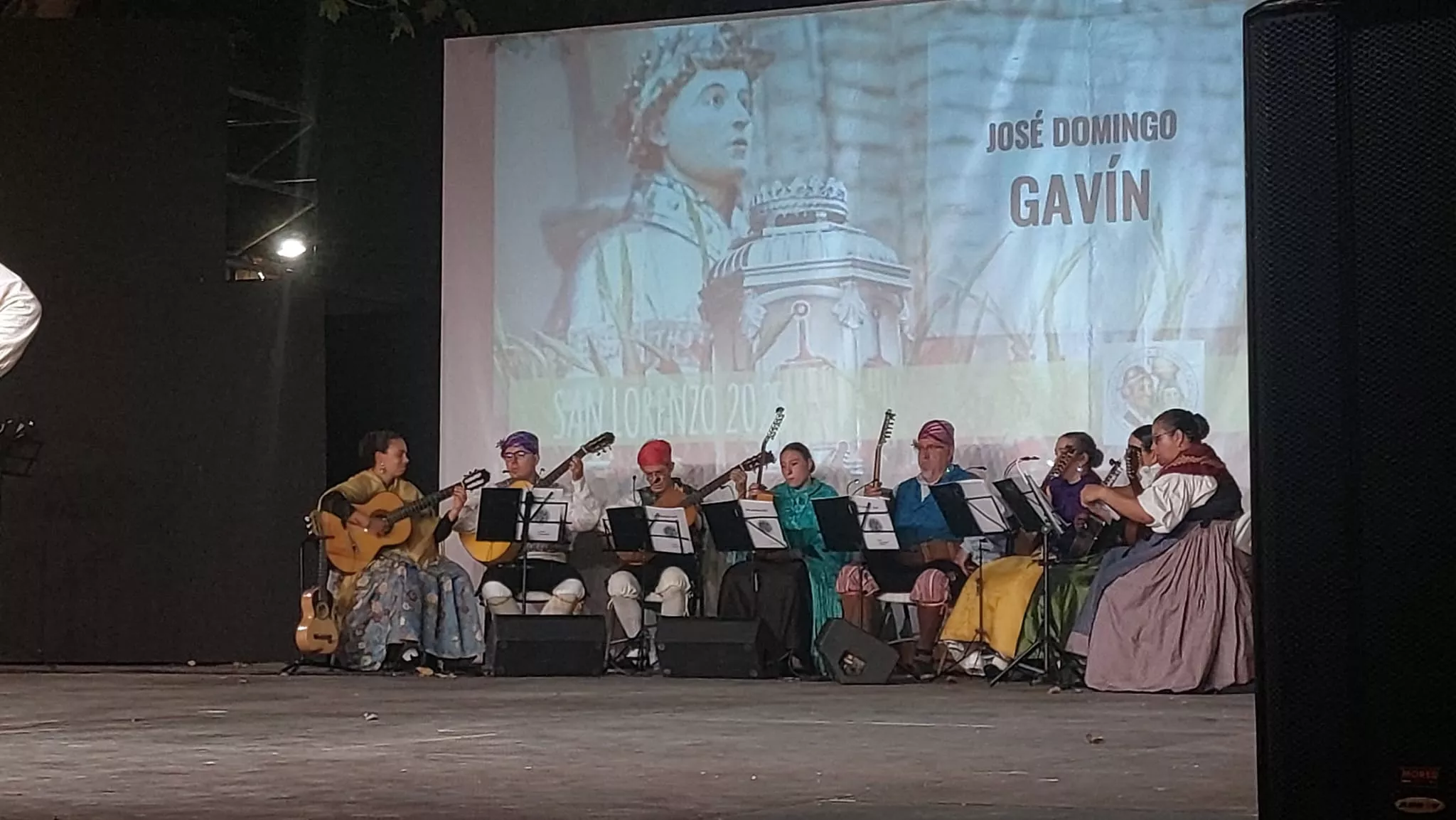 Estirpe de Aragonia en el Parque Miguel Servet en San Lorenzo