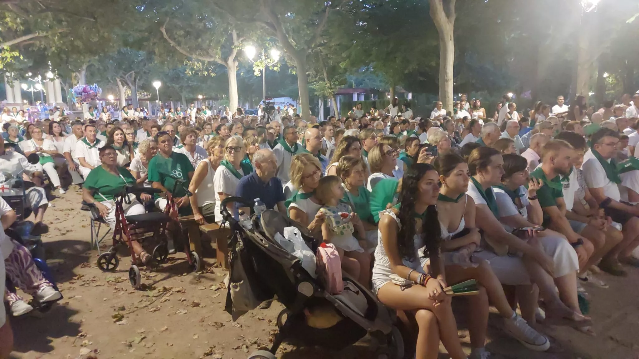 Estirpe de Aragonia en el Parque Miguel Servet en San Lorenzo