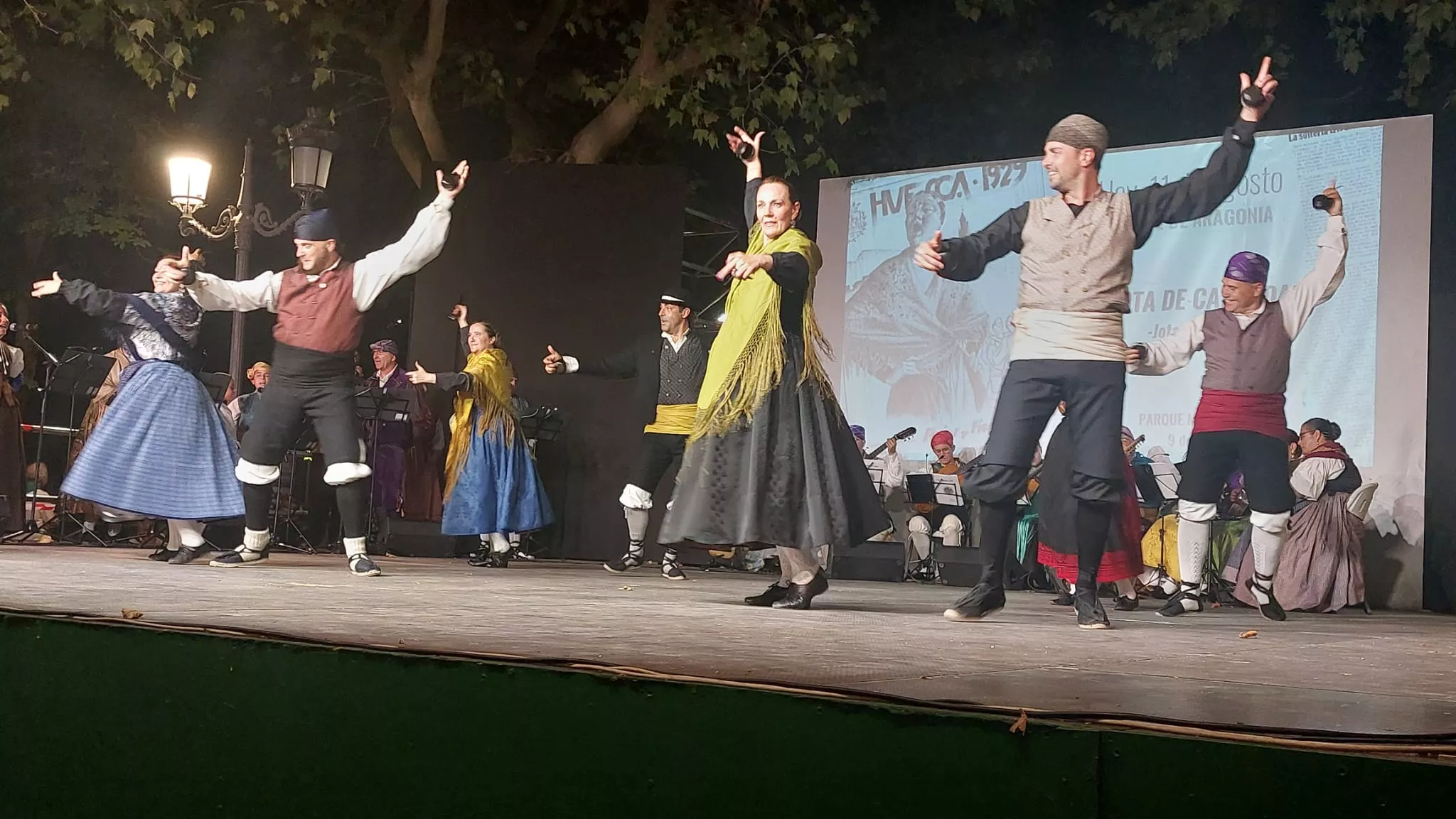 Estirpe de Aragonia en el Parque Miguel Servet en San Lorenzo