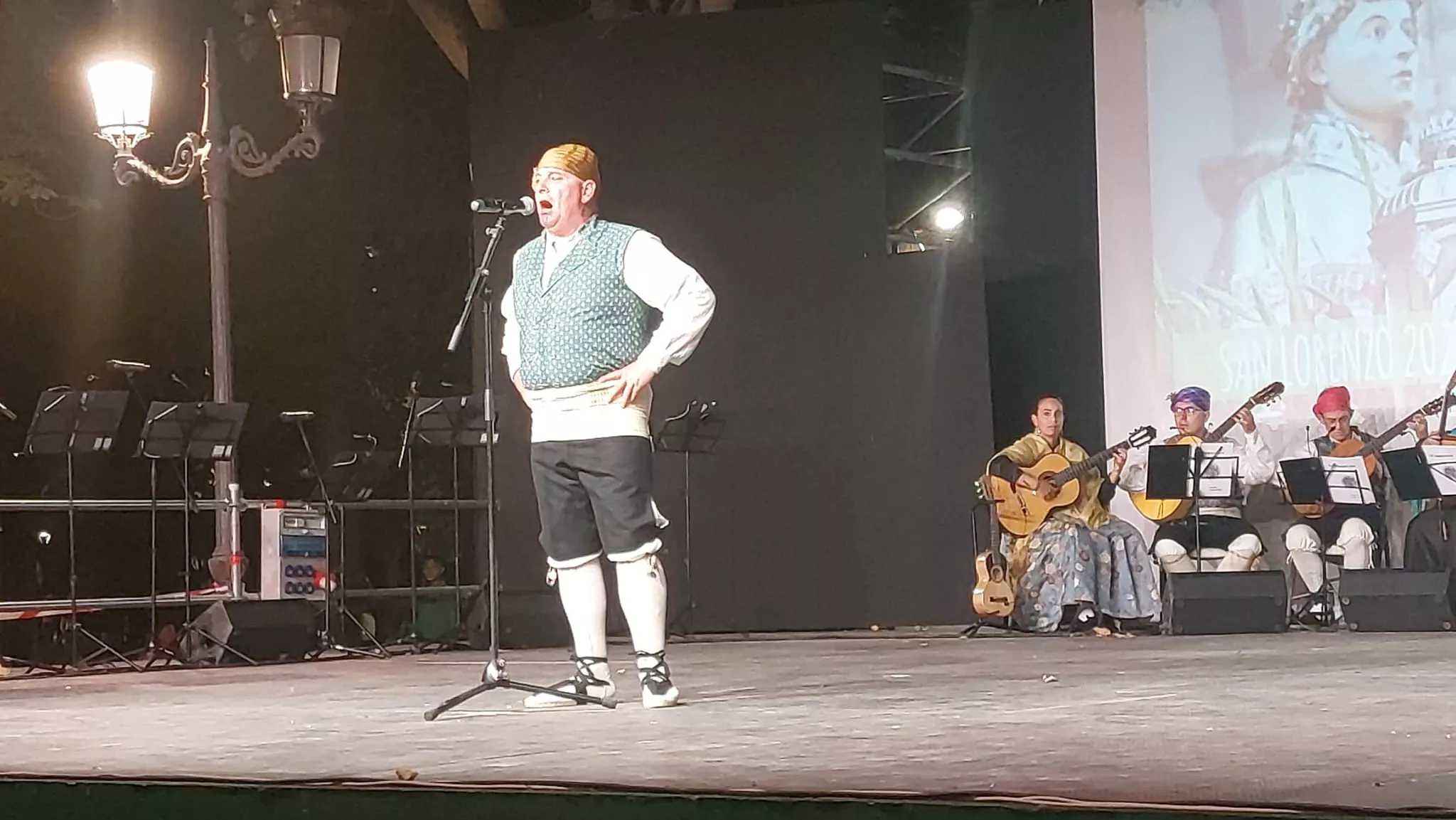 Estirpe de Aragonia en el Parque Miguel Servet en San Lorenzo