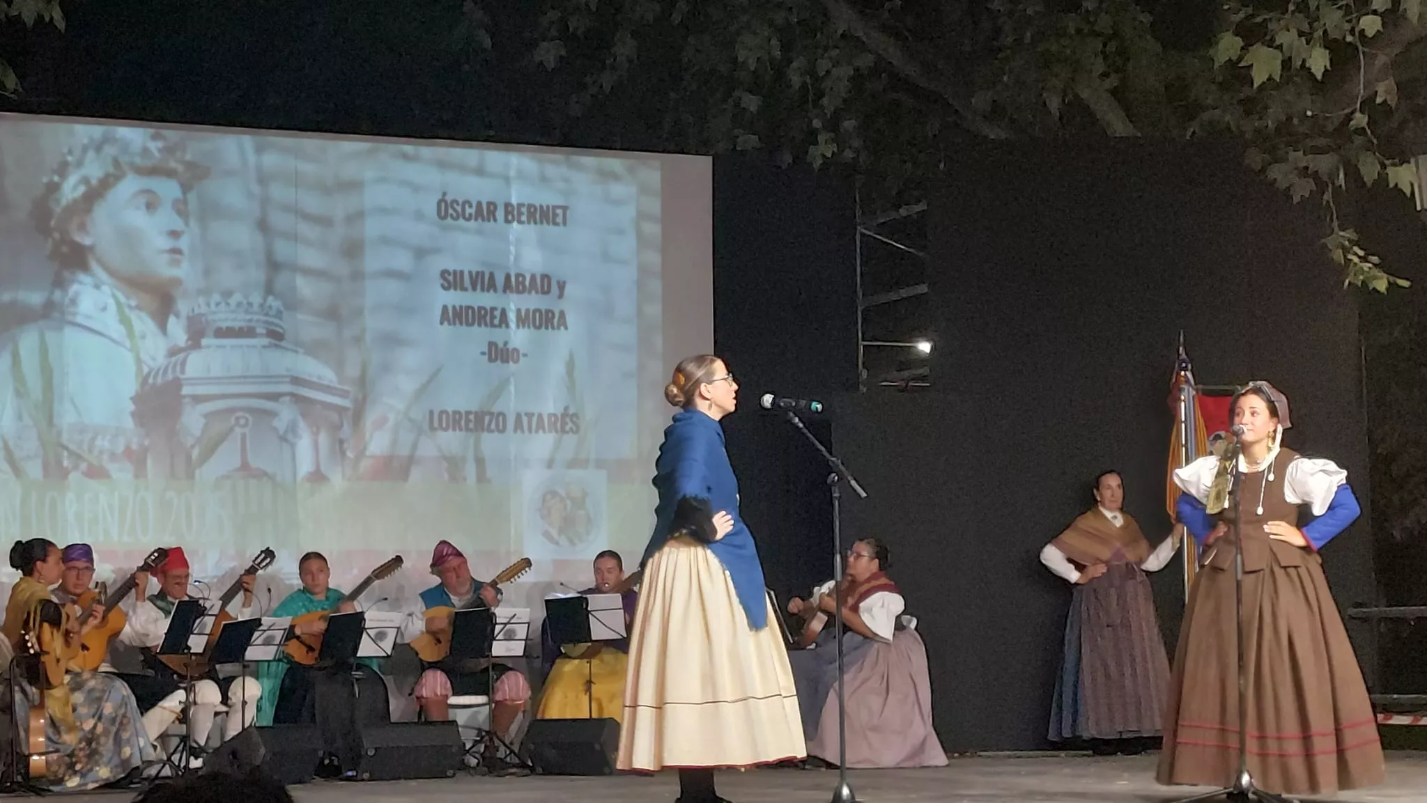Estirpe de Aragonia en el Parque Miguel Servet en San Lorenzo