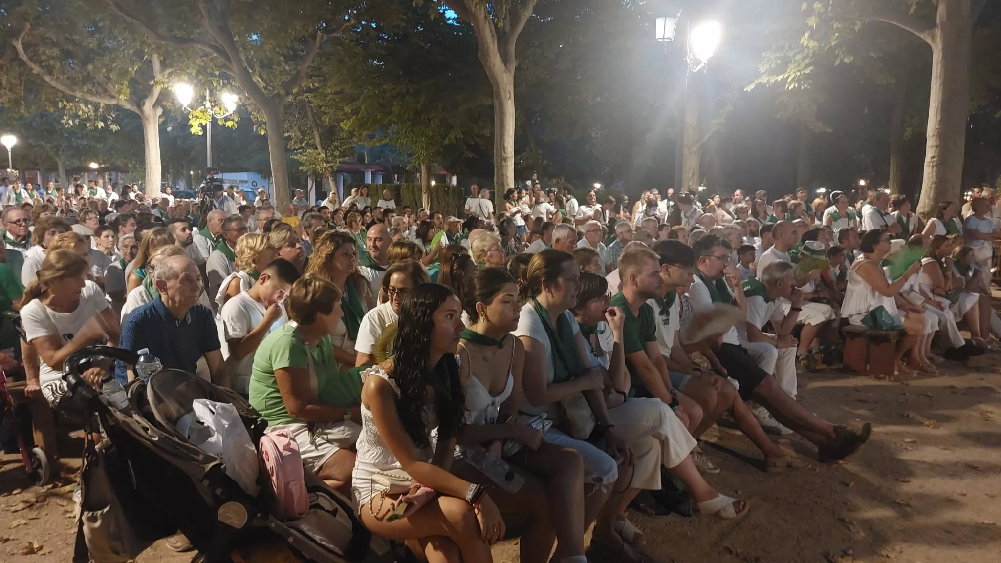 Estirpe de Aragonia en el Parque Miguel Servet en San Lorenzo