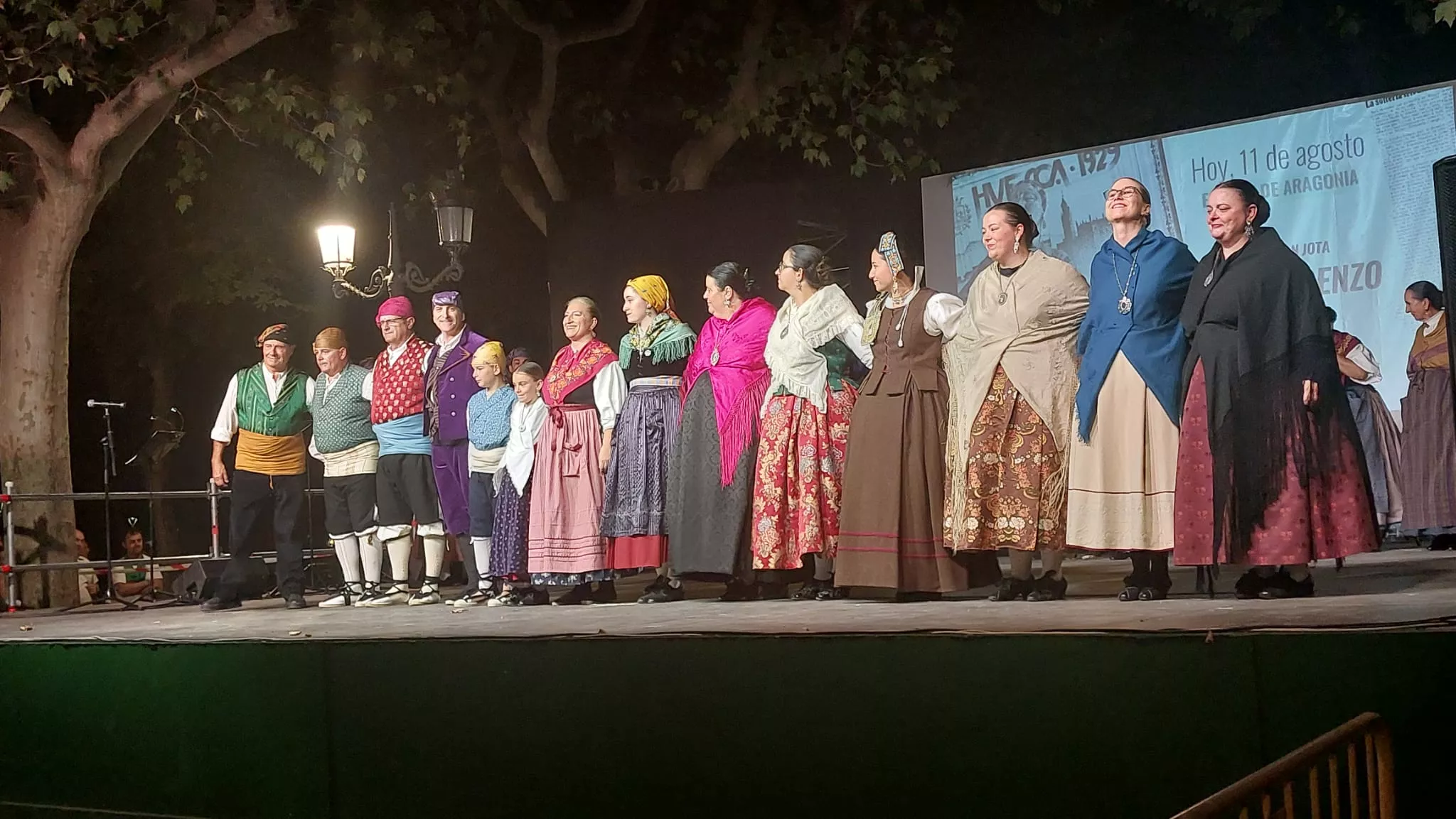 Estirpe de Aragonia en el Parque Miguel Servet en San Lorenzo