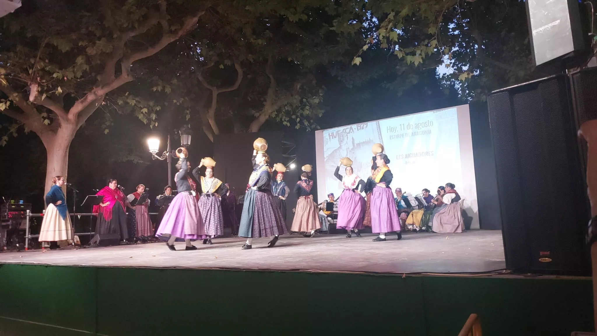 Estirpe de Aragonia en el Parque Miguel Servet en San Lorenzo