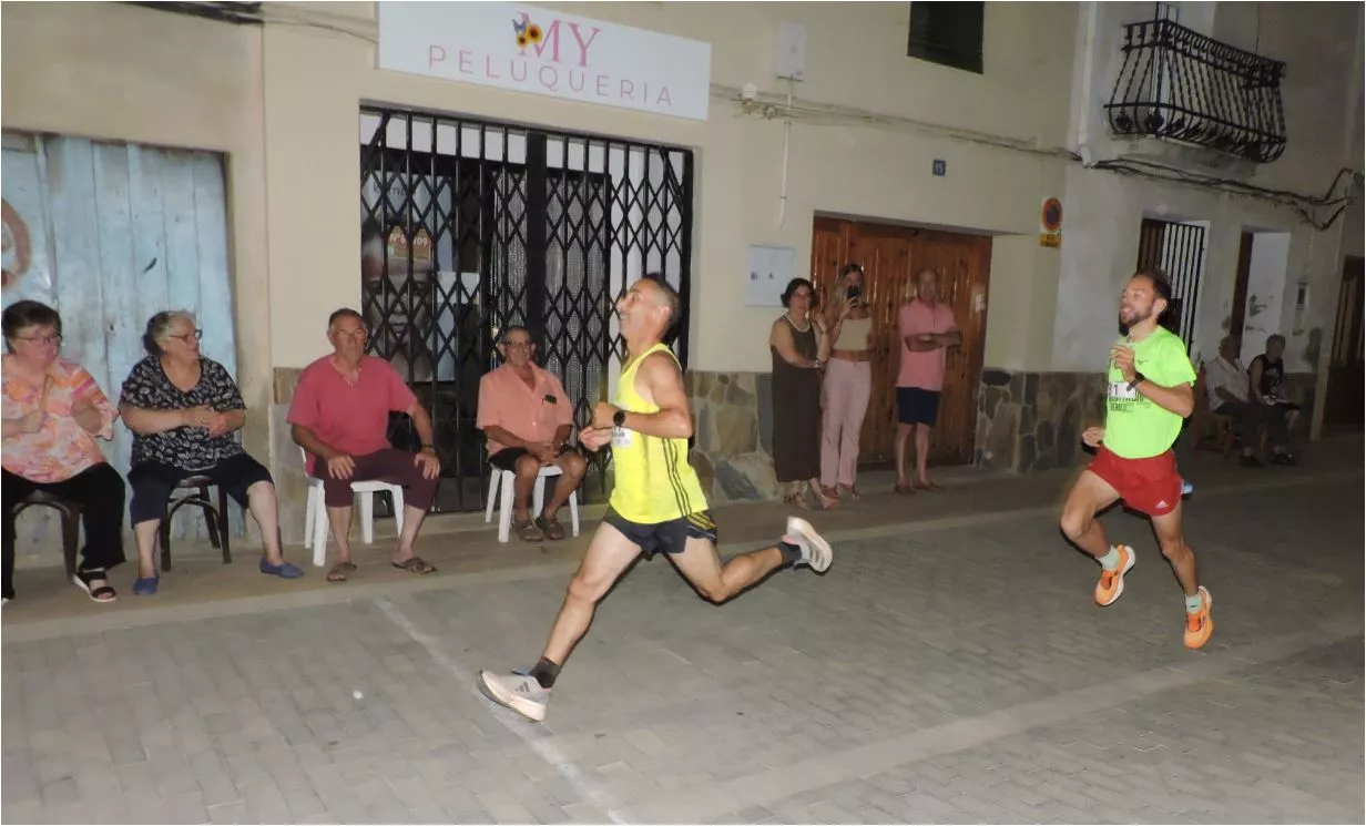 Abdeslam El Ouahabi ganando a primera prima a Jorge Pérez
