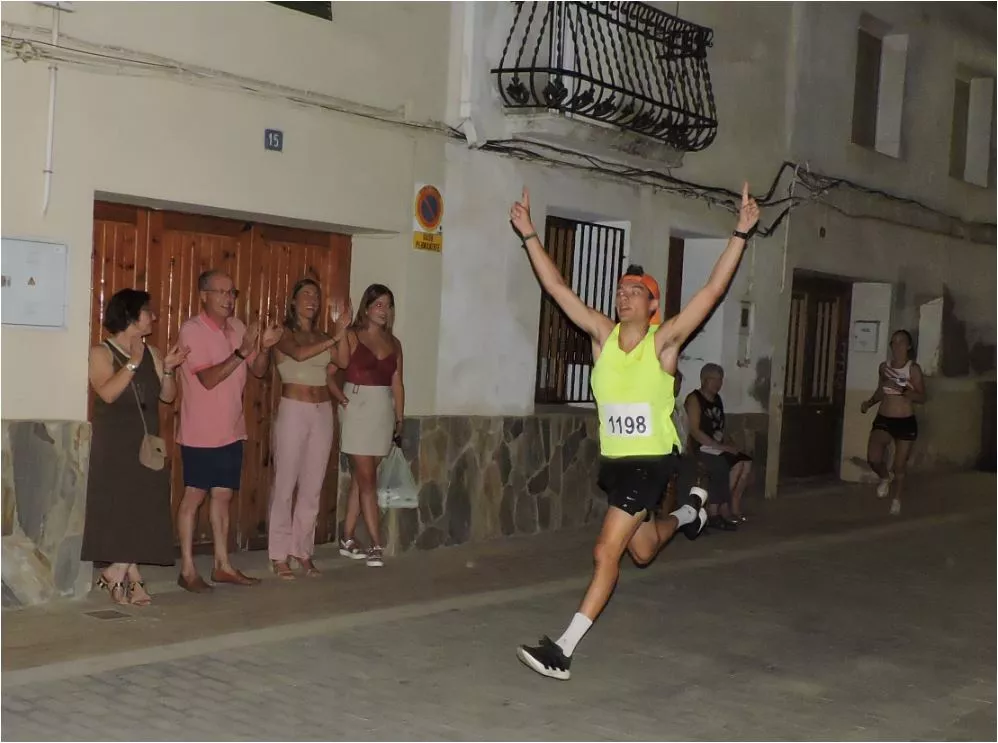 El zufiarense Antonio Dorado venciendo en una prima