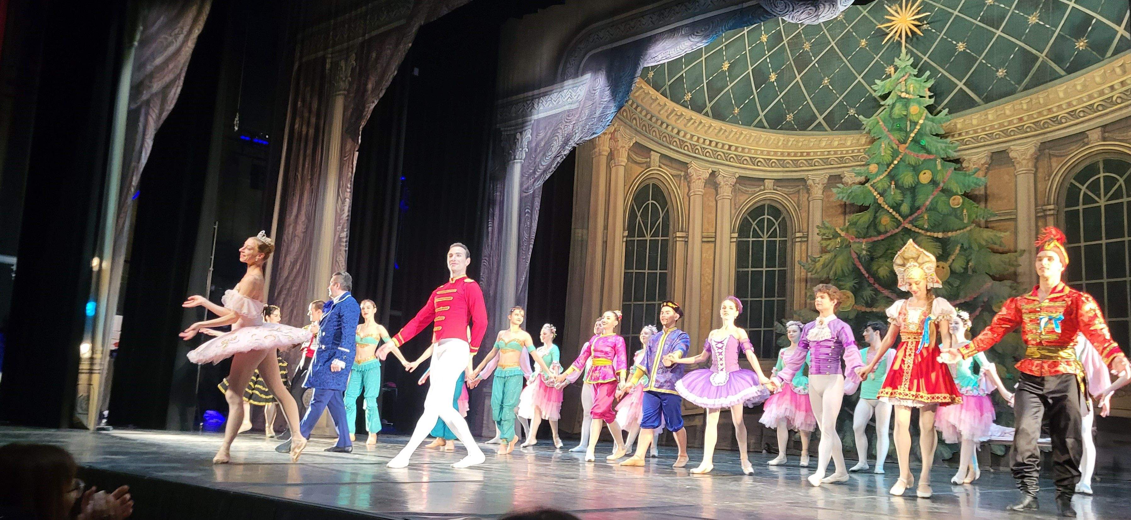 Imágenes del espectáculo del Cascanueces, a cargo del Ballet Clásico de Ucrania 