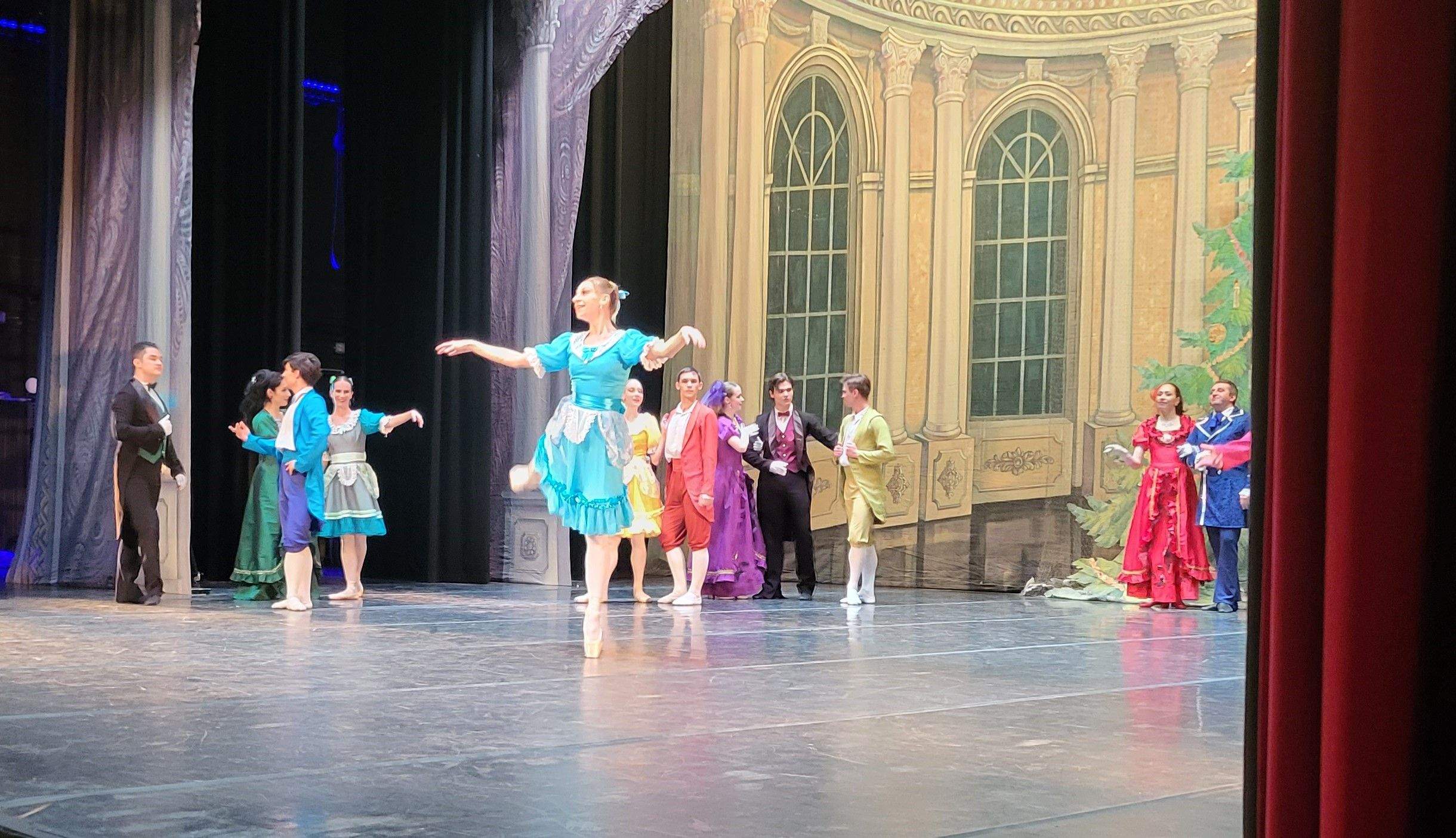 Imágenes del espectáculo del Cascanueces, a cargo del Ballet Clásico de Ucrania 