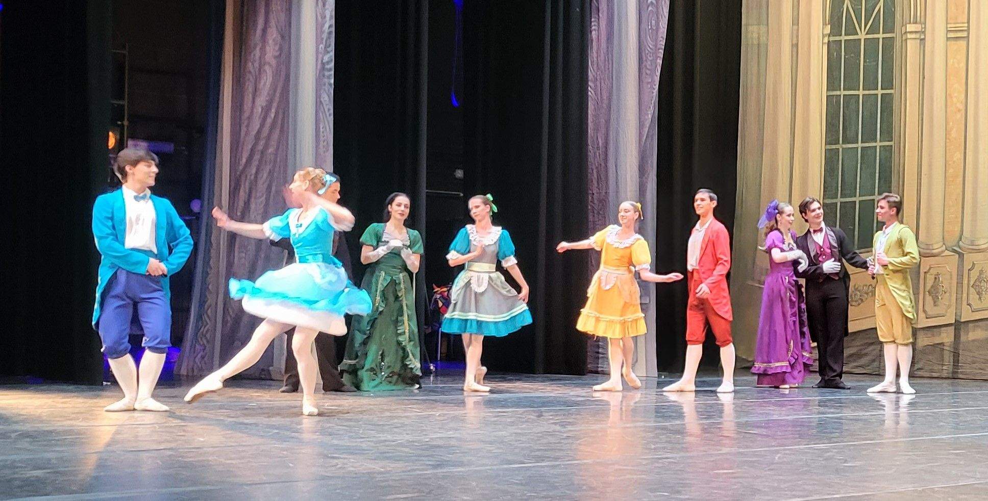 Imágenes del espectáculo del Cascanueces, a cargo del Ballet Clásico de Ucrania 