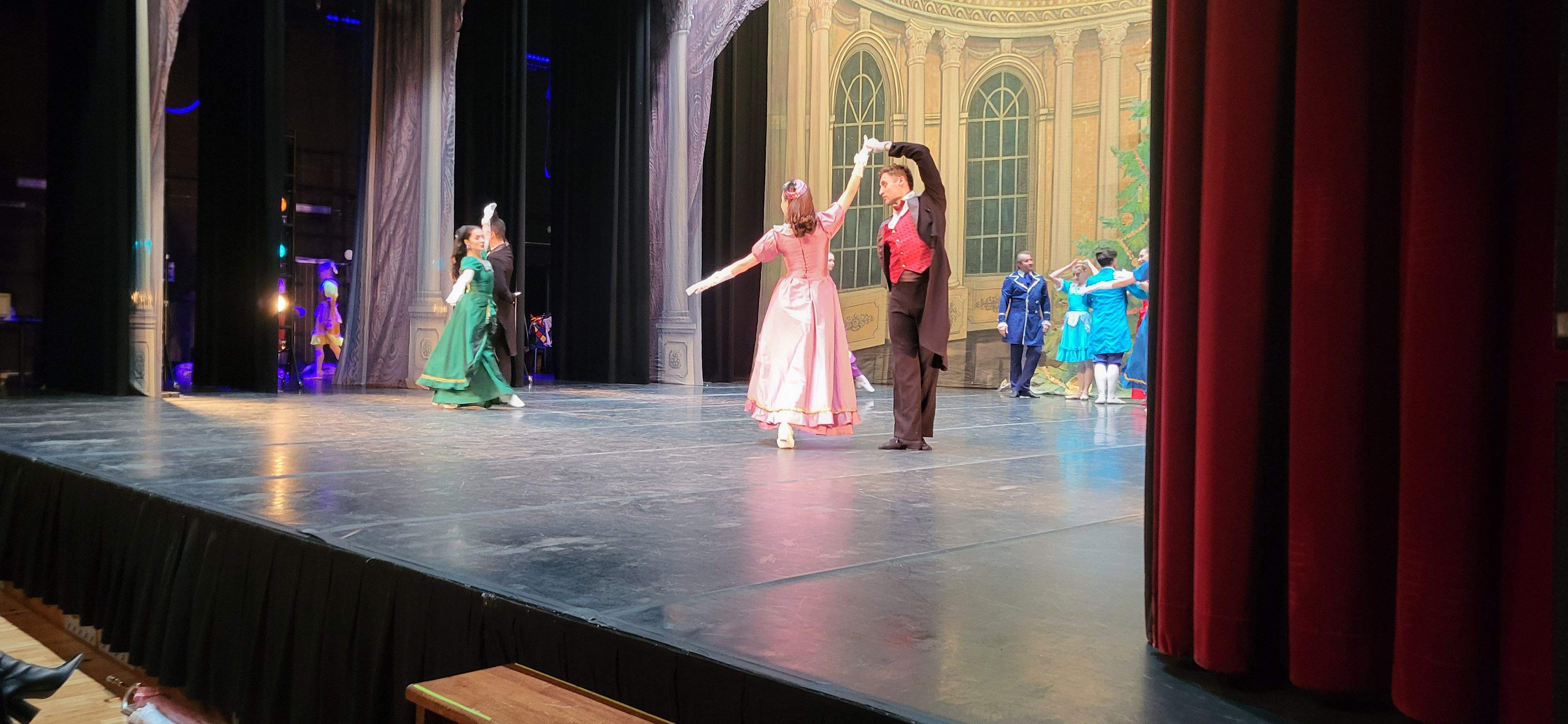 Imágenes del espectáculo del Cascanueces, a cargo del Ballet Clásico de Ucrania 