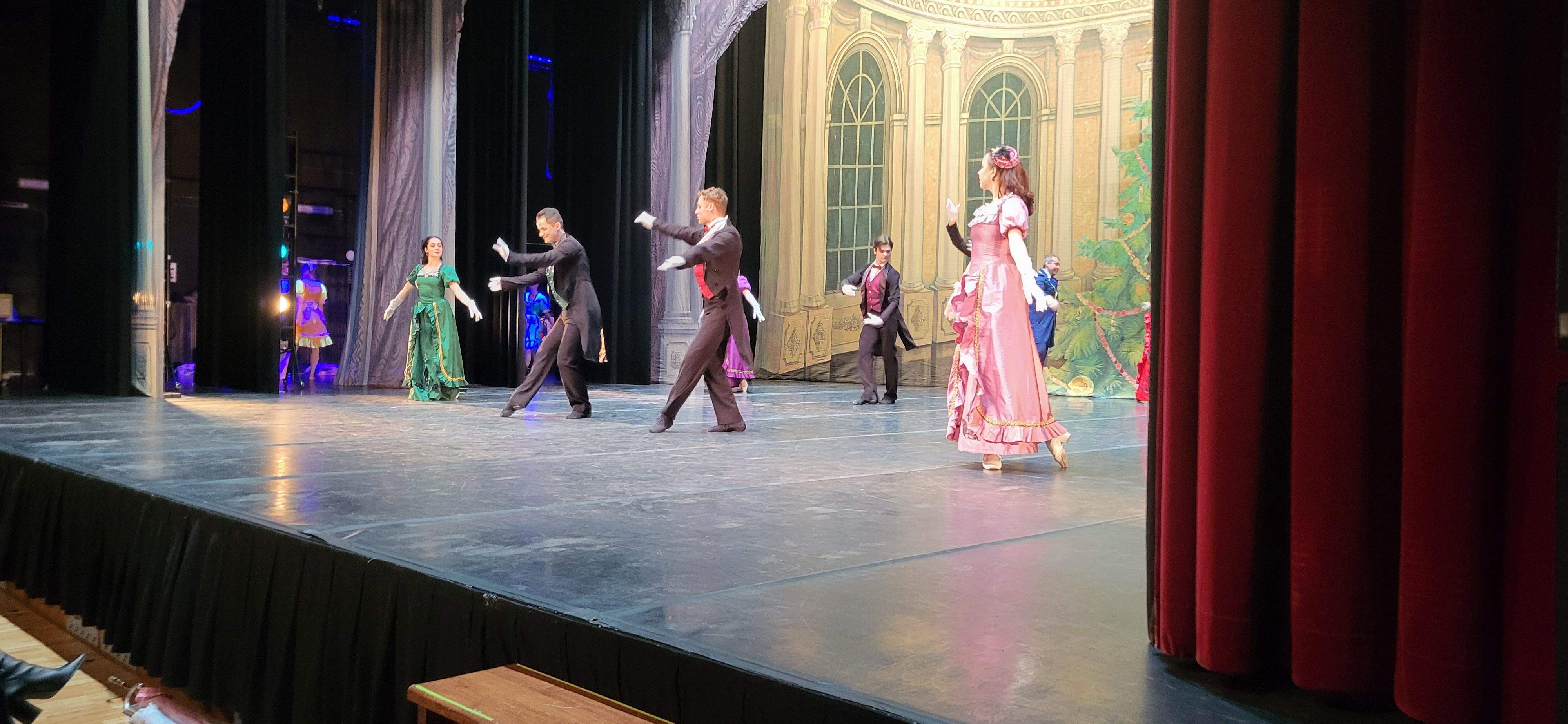 Imágenes del espectáculo del Cascanueces, a cargo del Ballet Clásico de Ucrania 