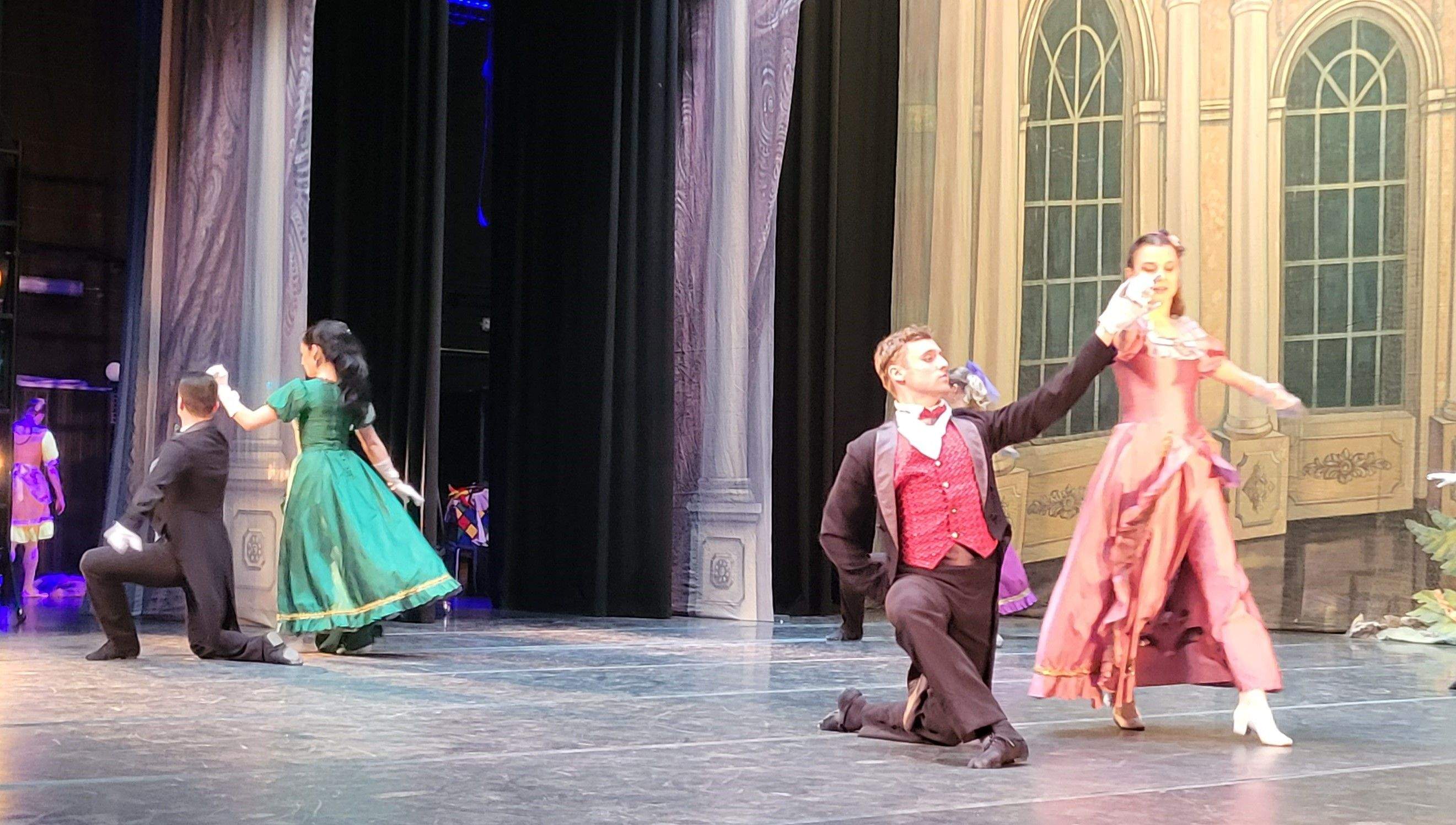 Imágenes del espectáculo del Cascanueces, a cargo del Ballet Clásico de Ucrania 