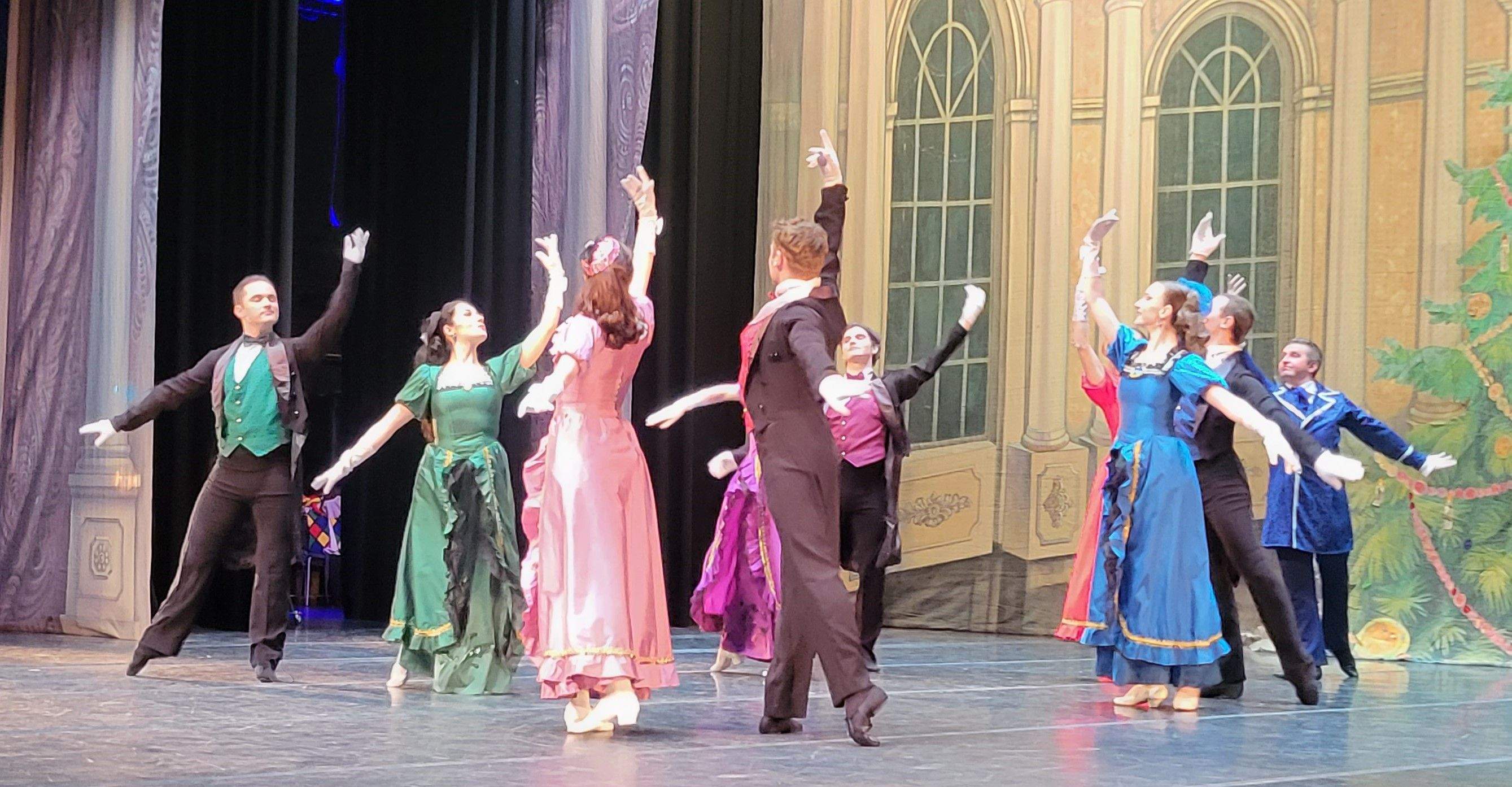 Imágenes del espectáculo del Cascanueces, a cargo del Ballet Clásico de Ucrania 