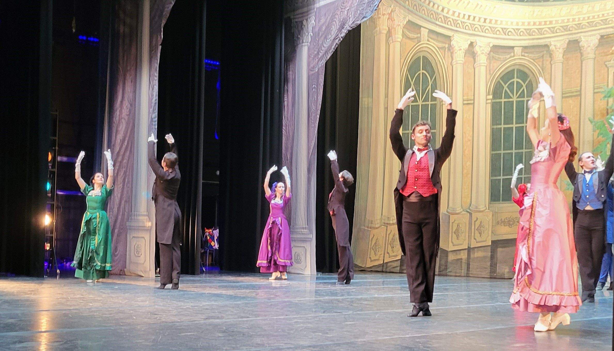 Imágenes del espectáculo del Cascanueces, a cargo del Ballet Clásico de Ucrania 