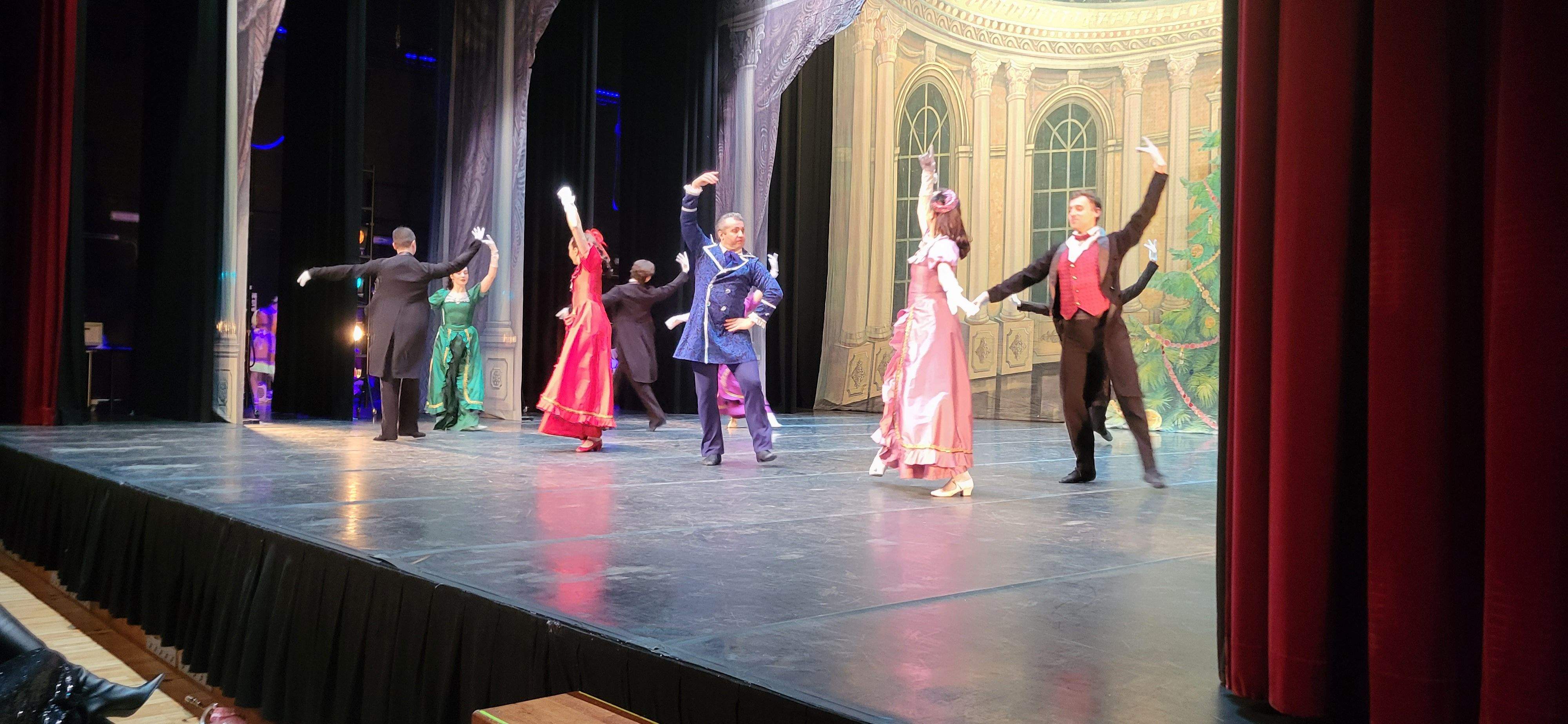 Imágenes del espectáculo del Cascanueces, a cargo del Ballet Clásico de Ucrania 